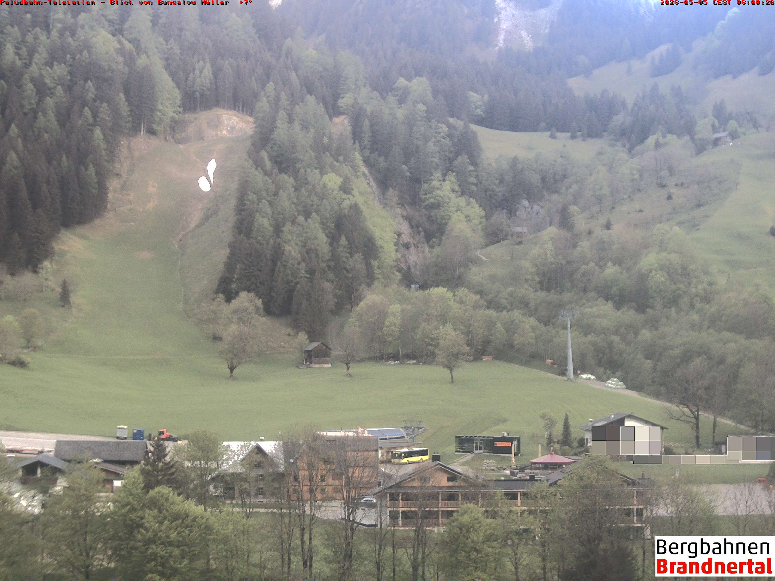 Blick auf Palüdbahn von Bungalow Müller