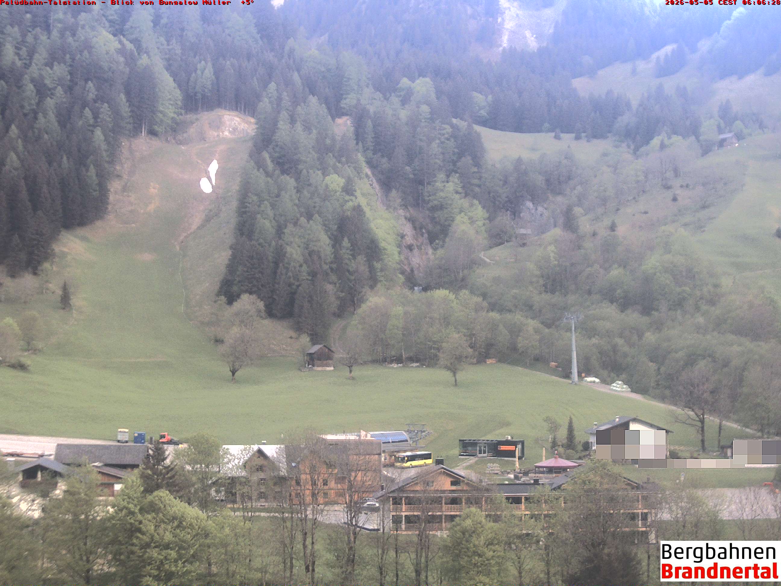 Blick auf Palüdbahn von Bungalow Müller