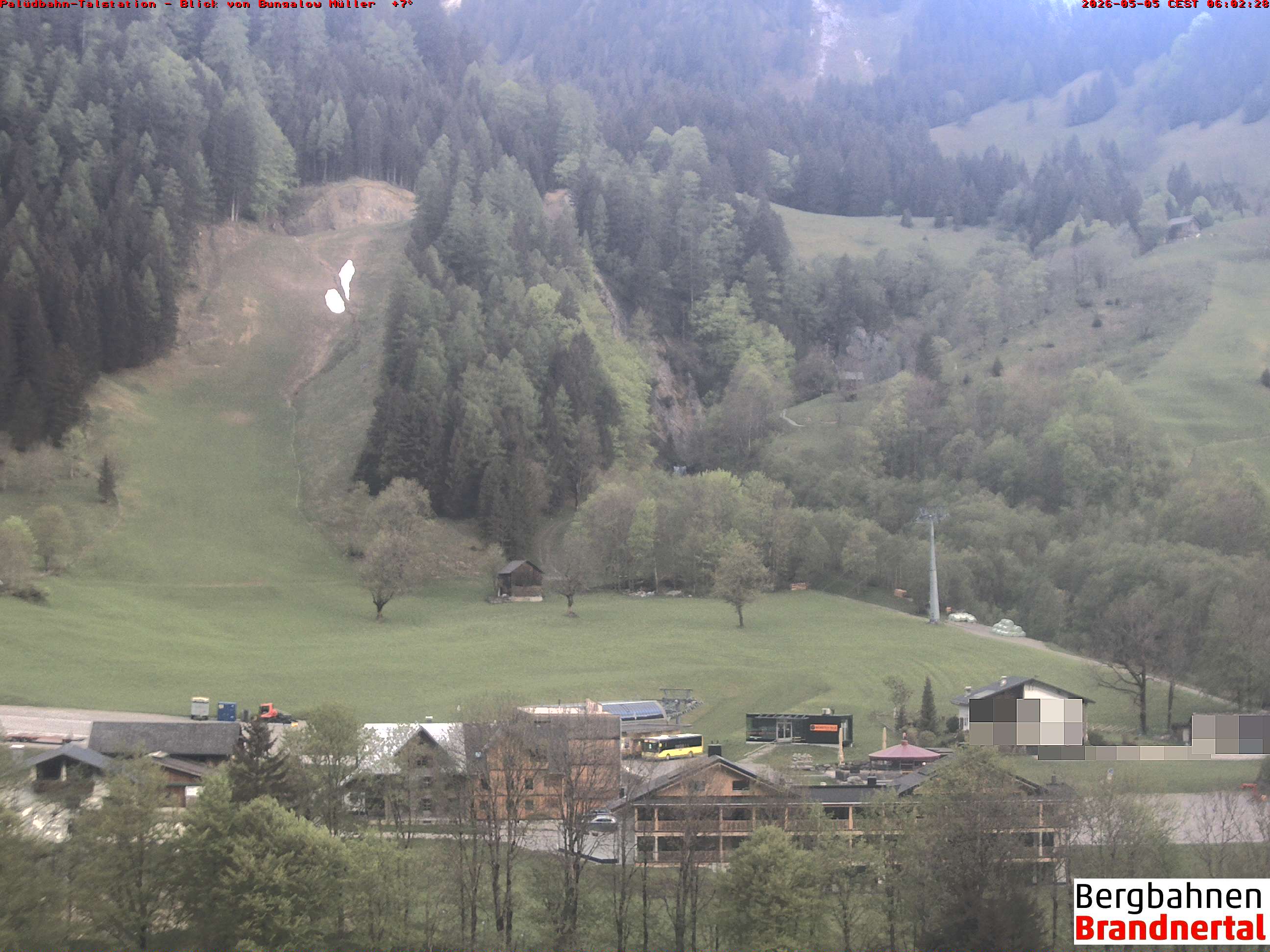 Blick auf Palüdbahn von Bungalow Müller