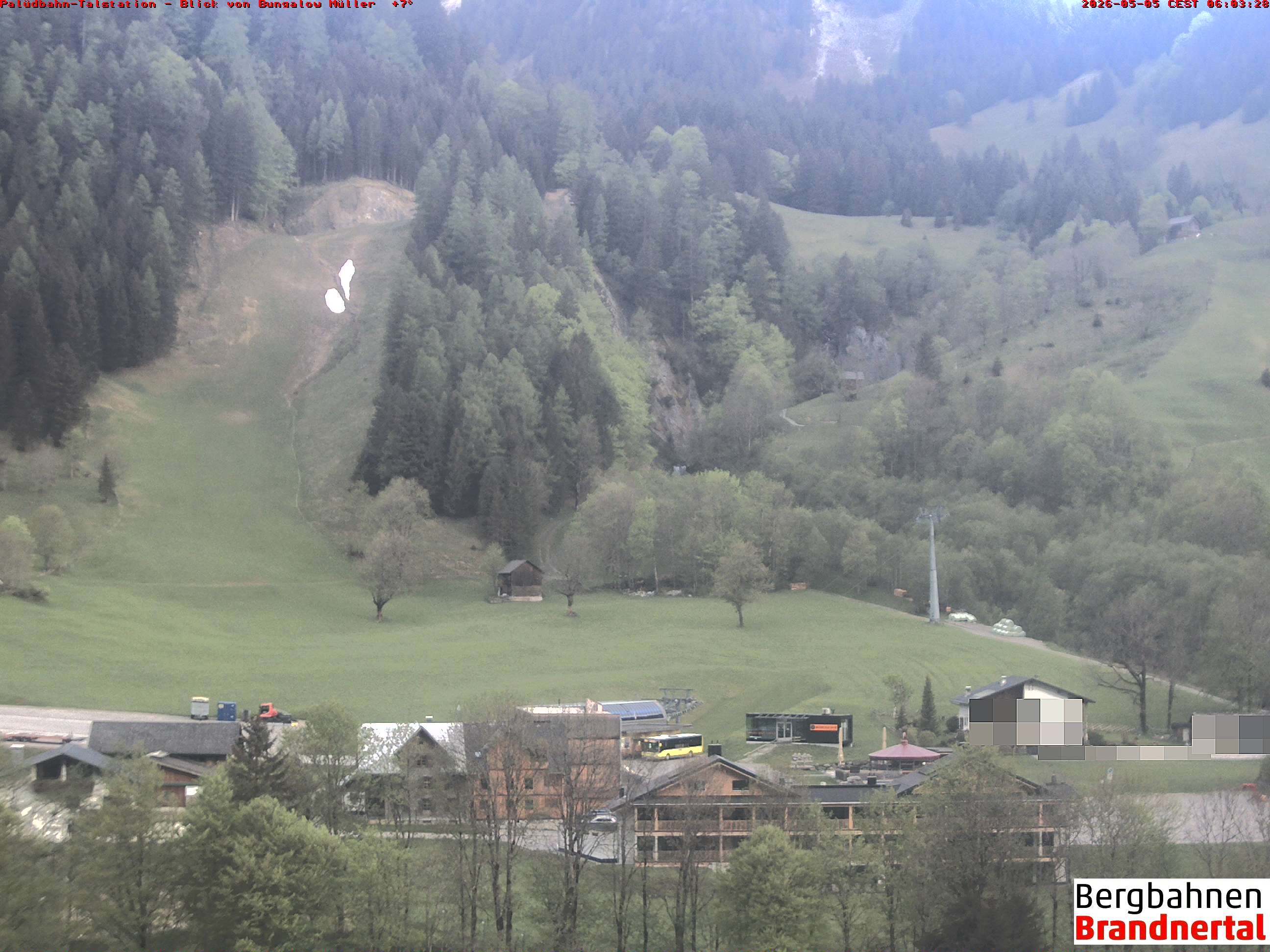 Blick auf Palüdbahn von Bungalow Müller