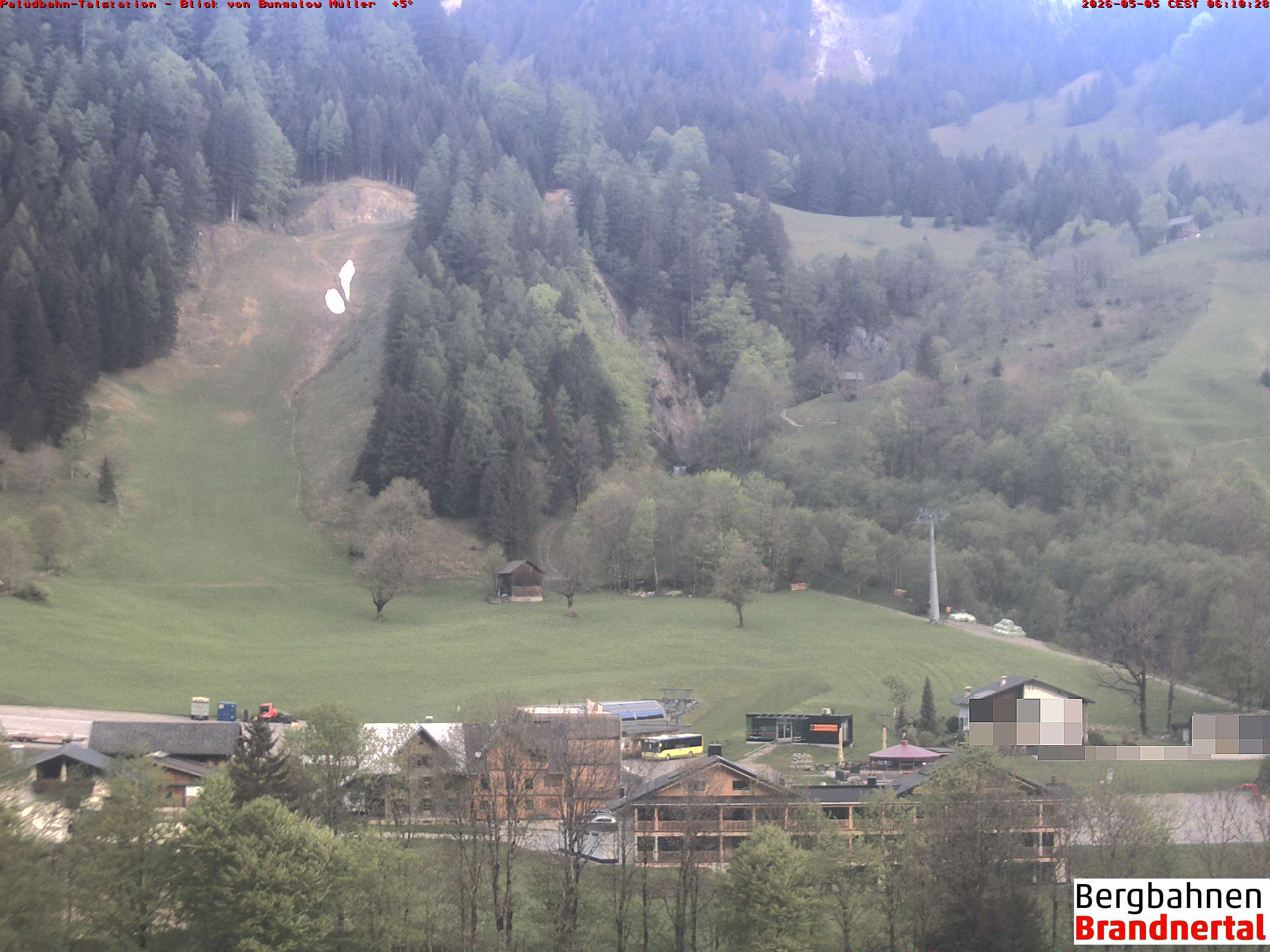 Blick auf Palüdbahn von Bungalow Müller