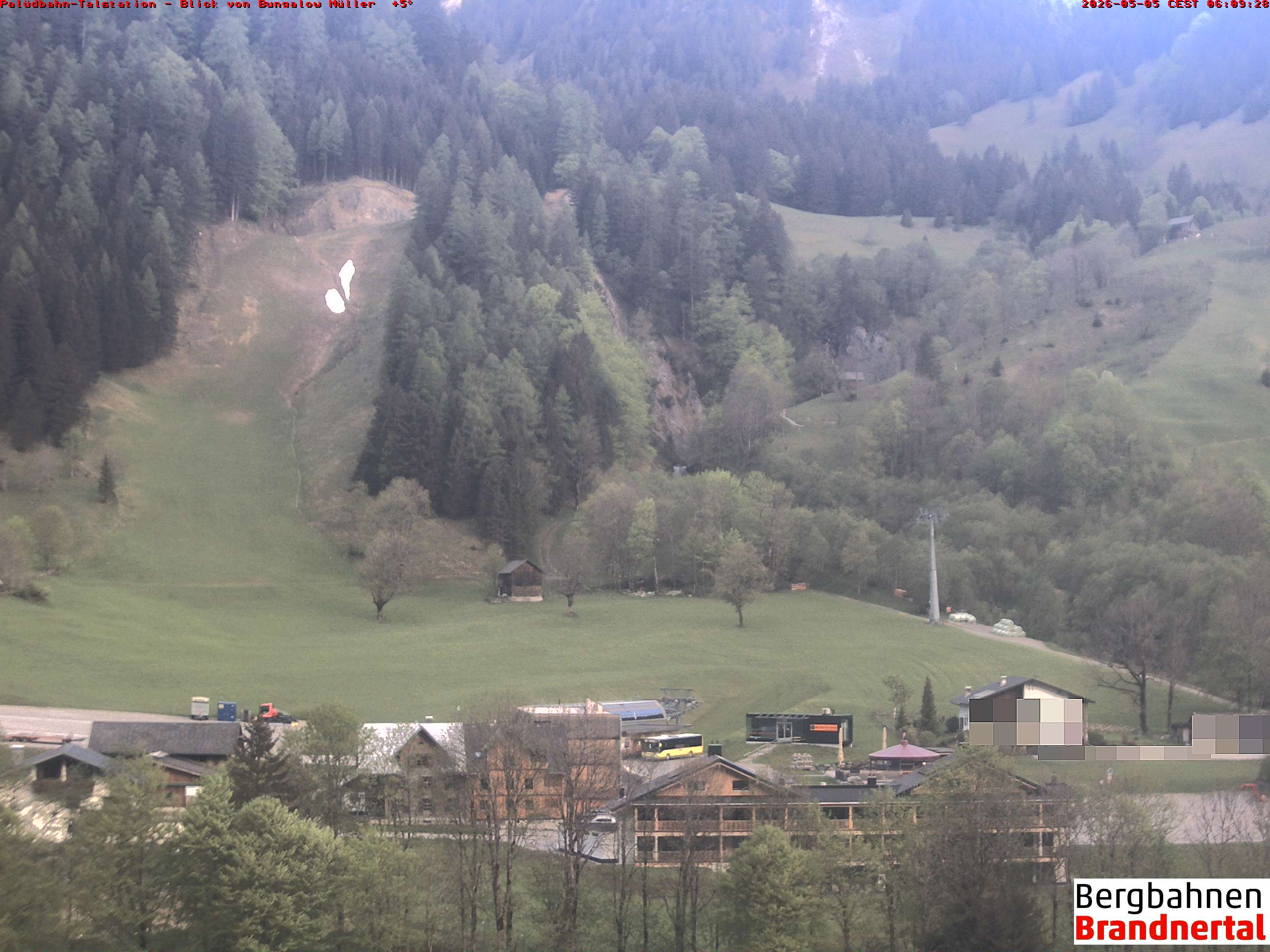 Blick auf Palüdbahn von Bungalow Müller
