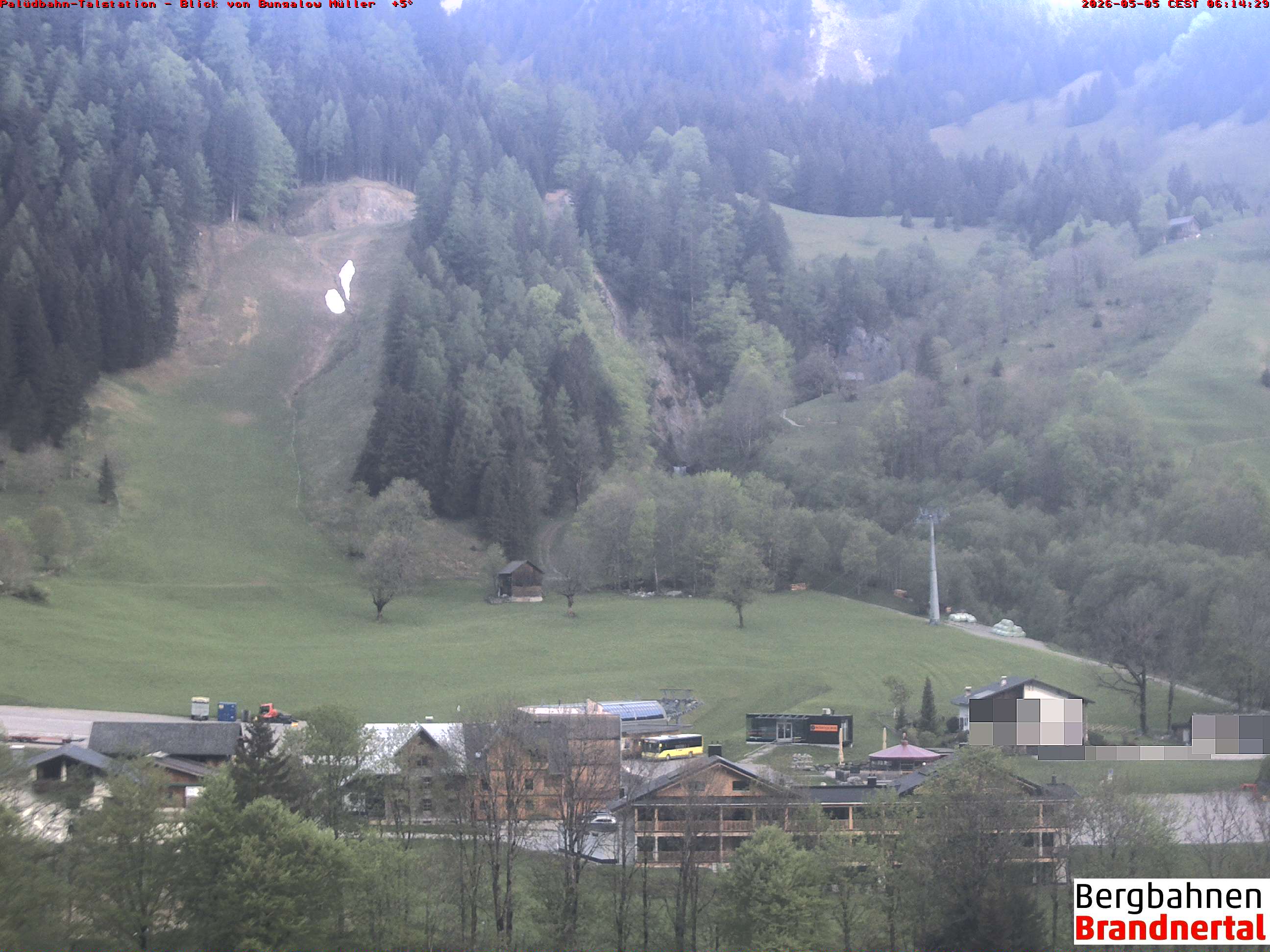 Blick auf Palüdbahn von Bungalow Müller