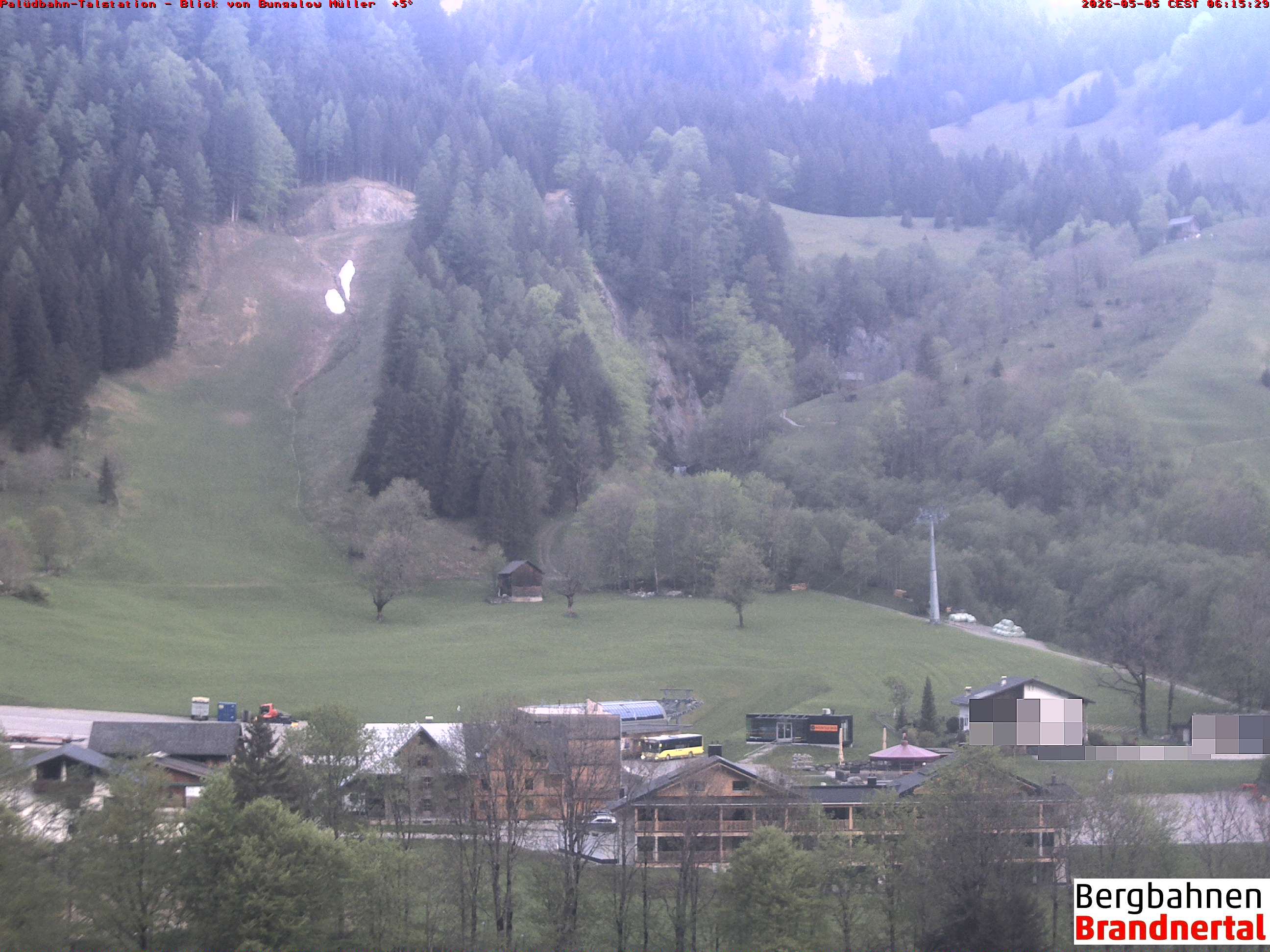 Blick auf Palüdbahn von Bungalow Müller