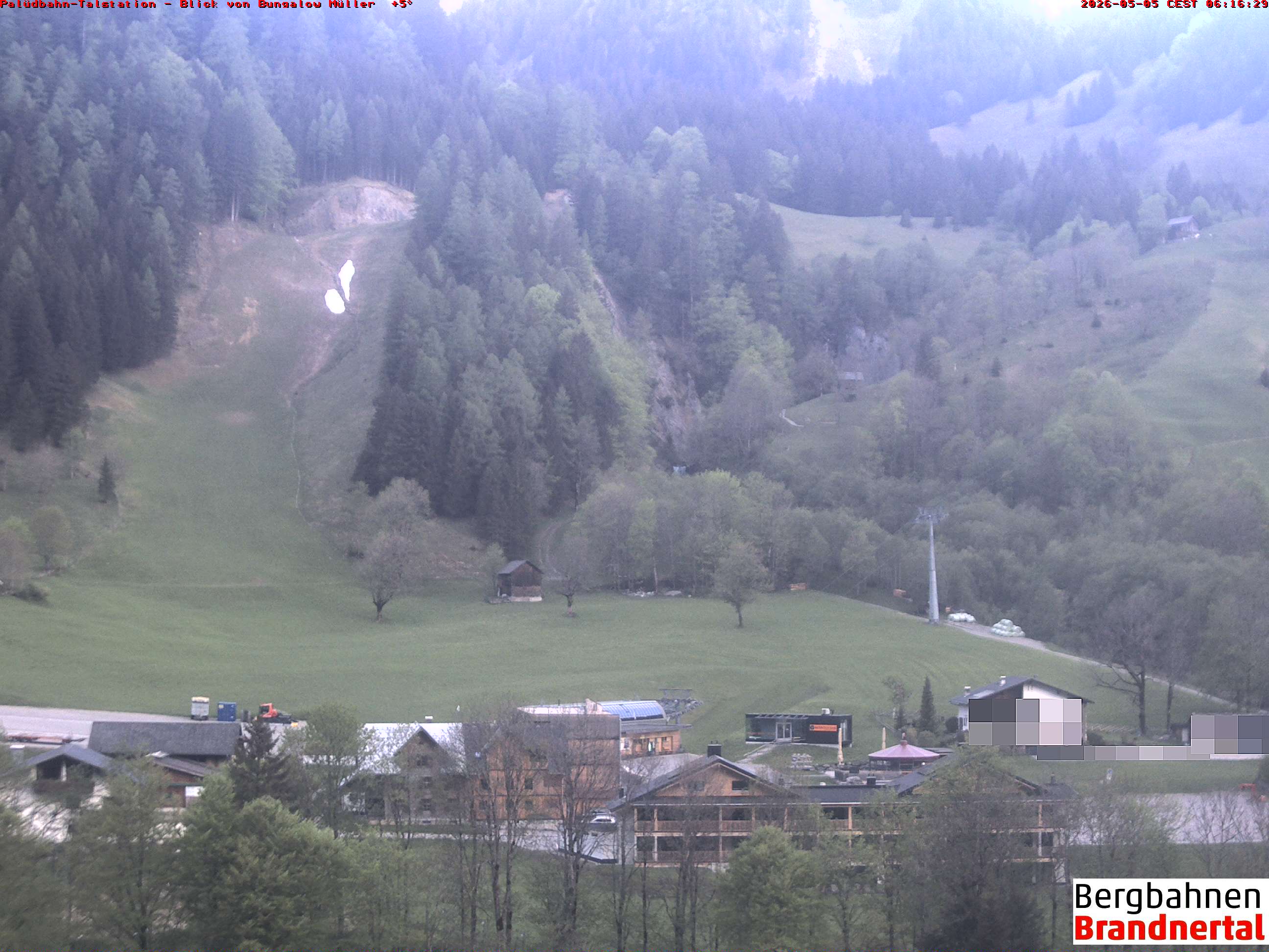 Blick auf Palüdbahn von Bungalow Müller