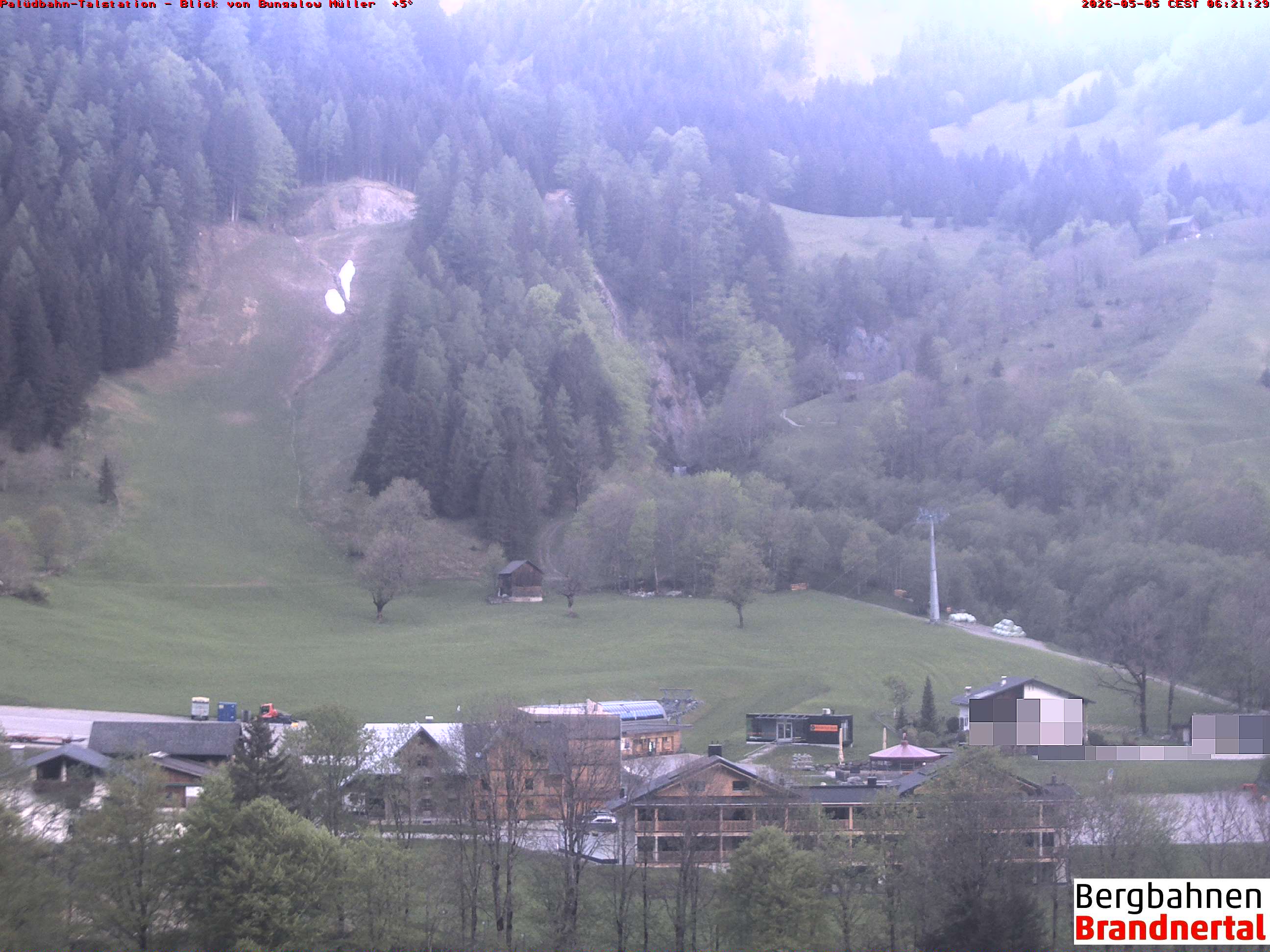 Blick auf Palüdbahn von Bungalow Müller