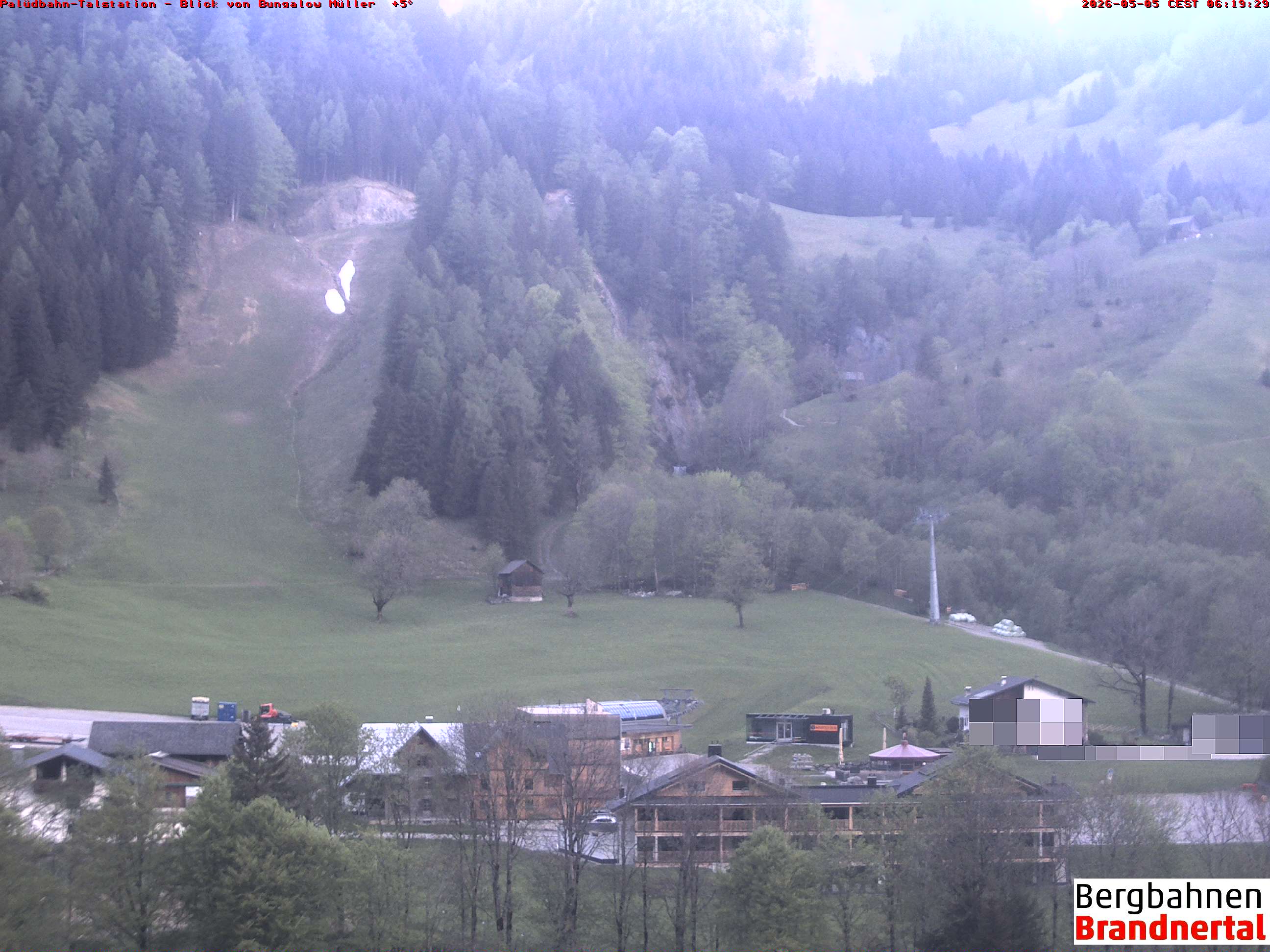 Blick auf Palüdbahn von Bungalow Müller