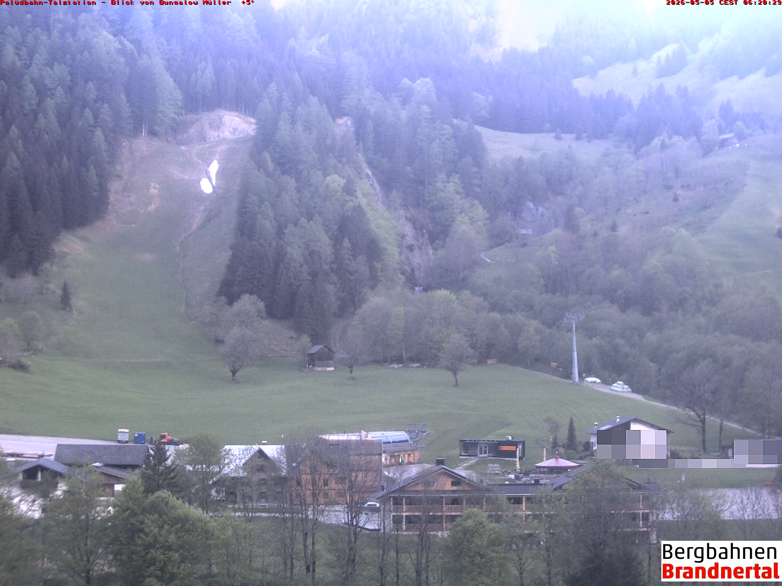 Blick auf Palüdbahn von Bungalow Müller