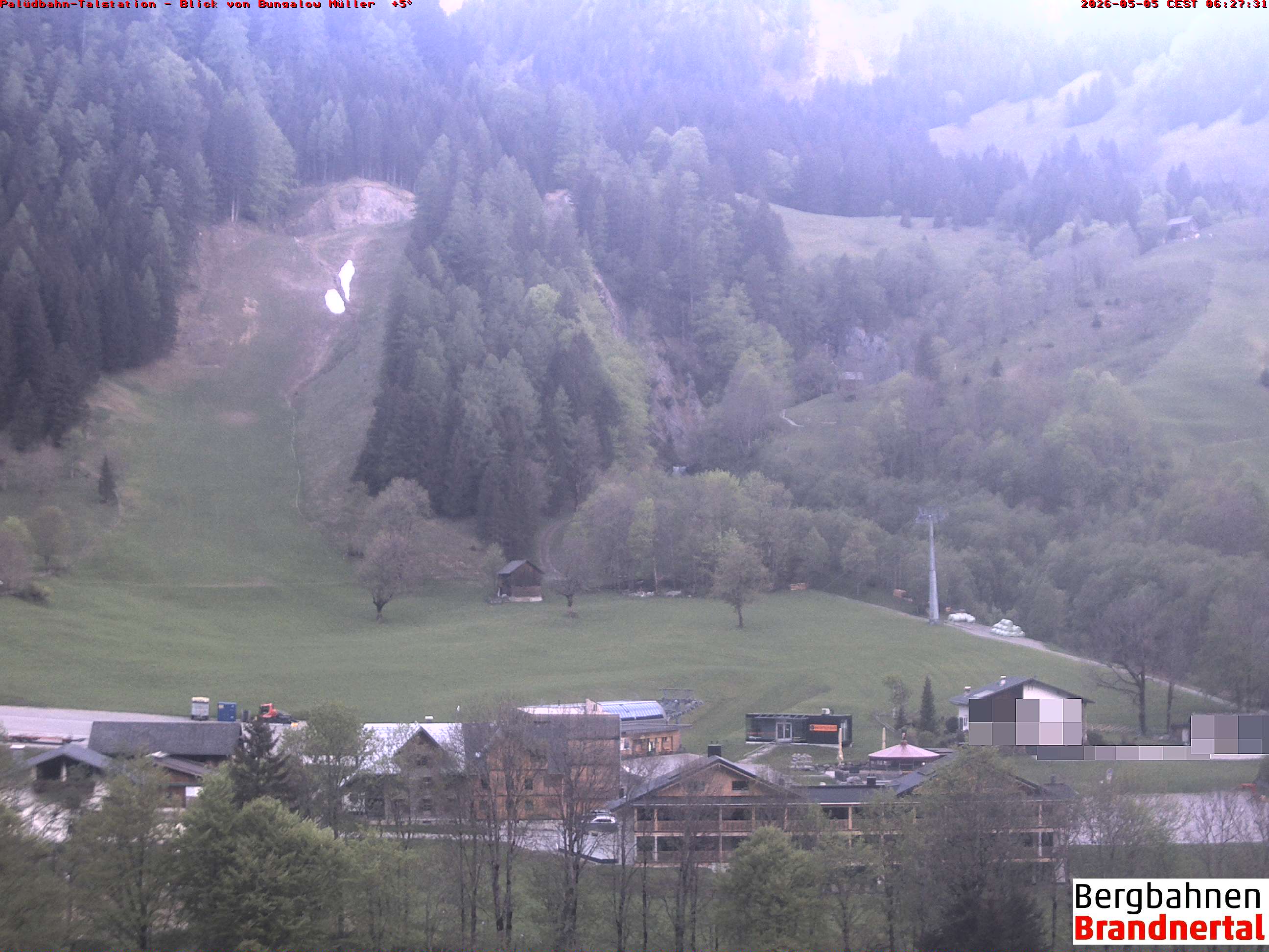 Blick auf Palüdbahn von Bungalow Müller