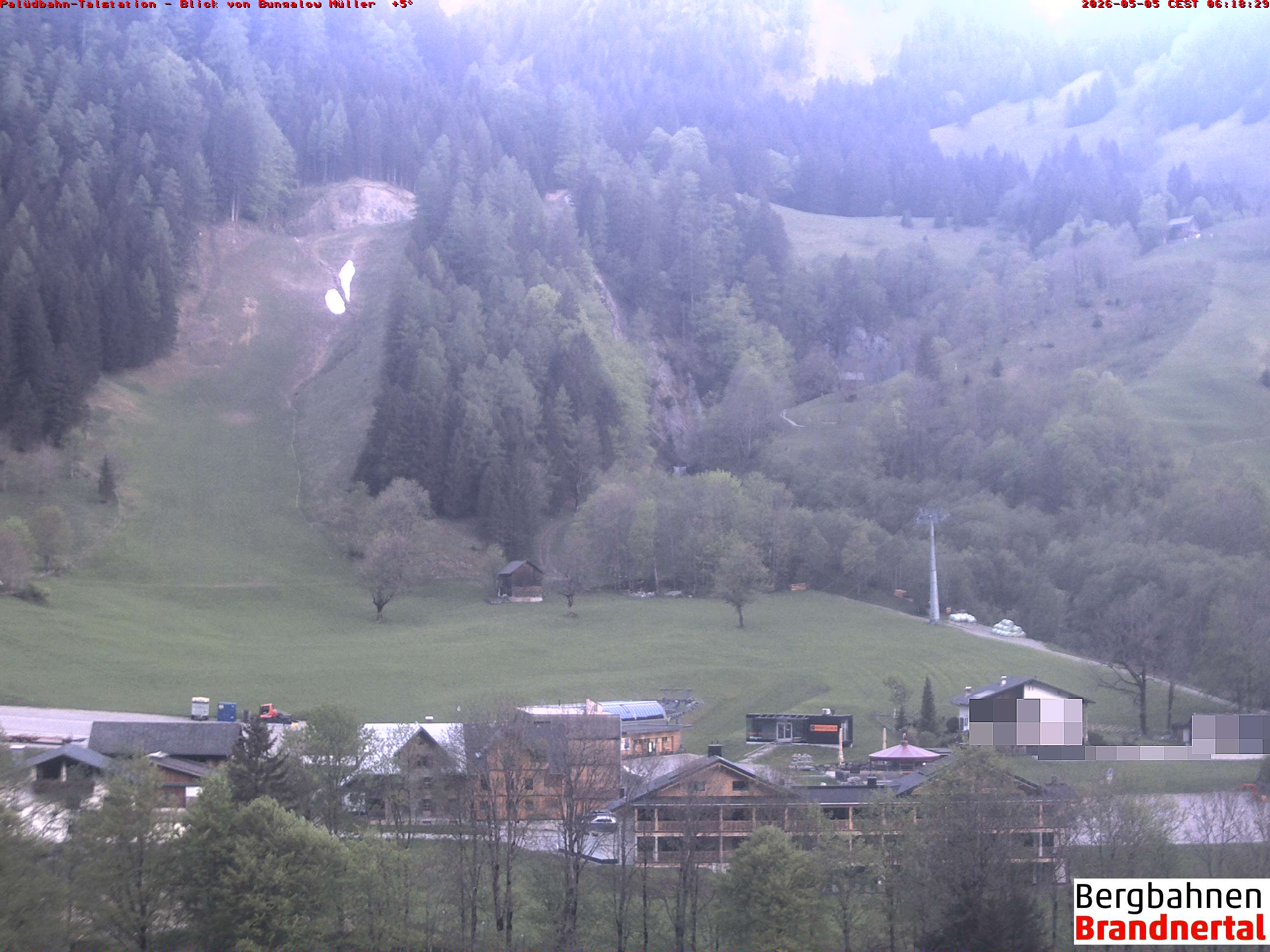 Blick auf Palüdbahn von Bungalow Müller