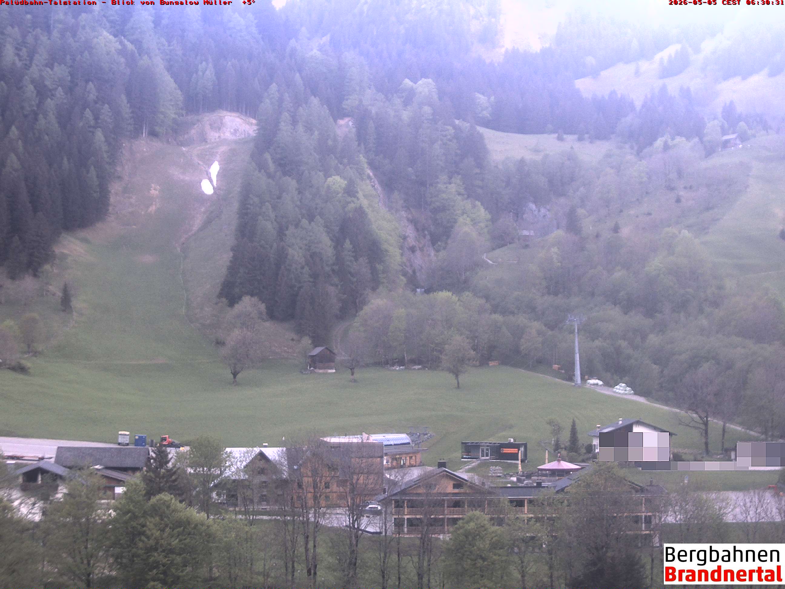Blick auf Palüdbahn von Bungalow Müller