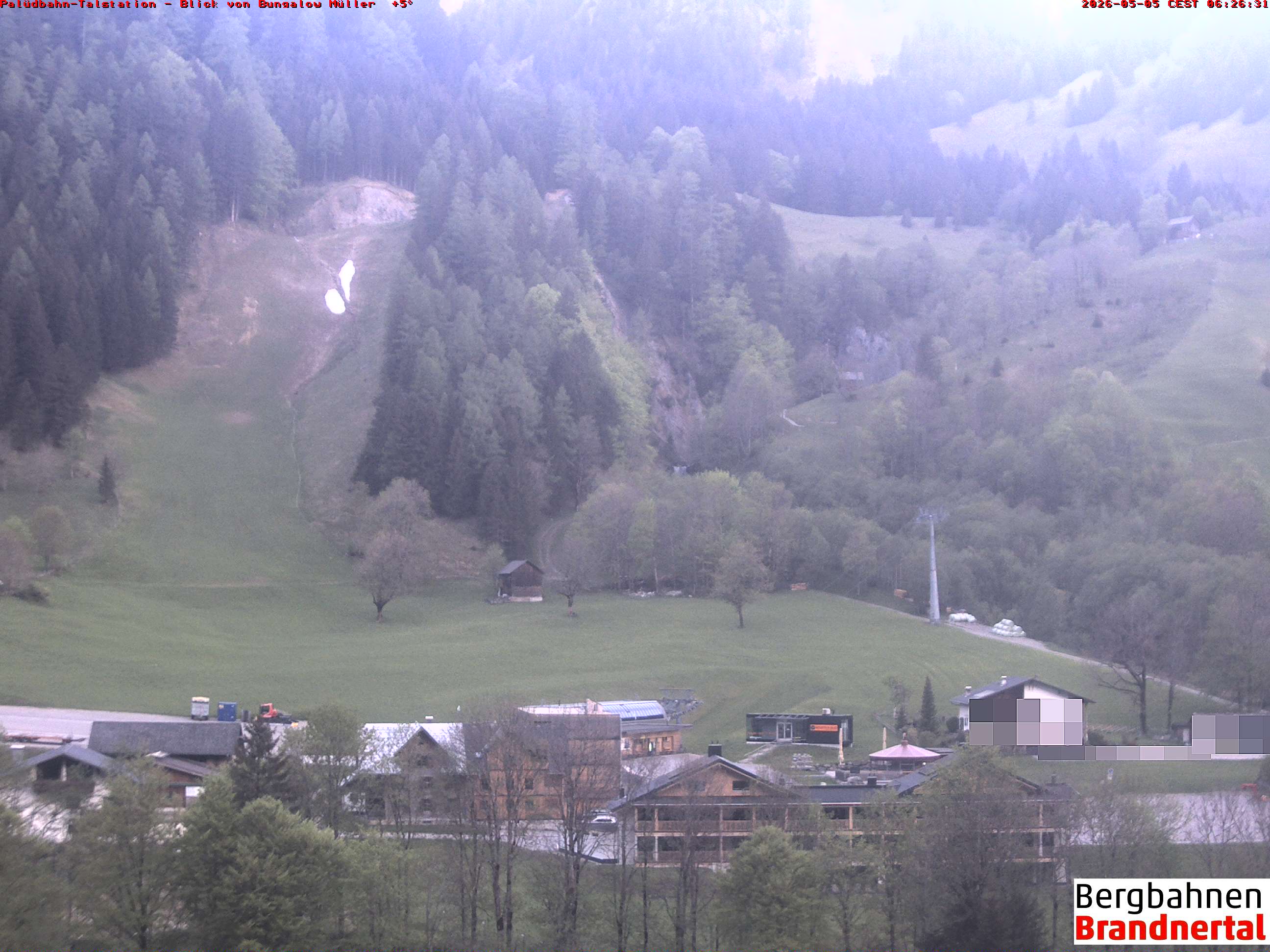 Blick auf Palüdbahn von Bungalow Müller