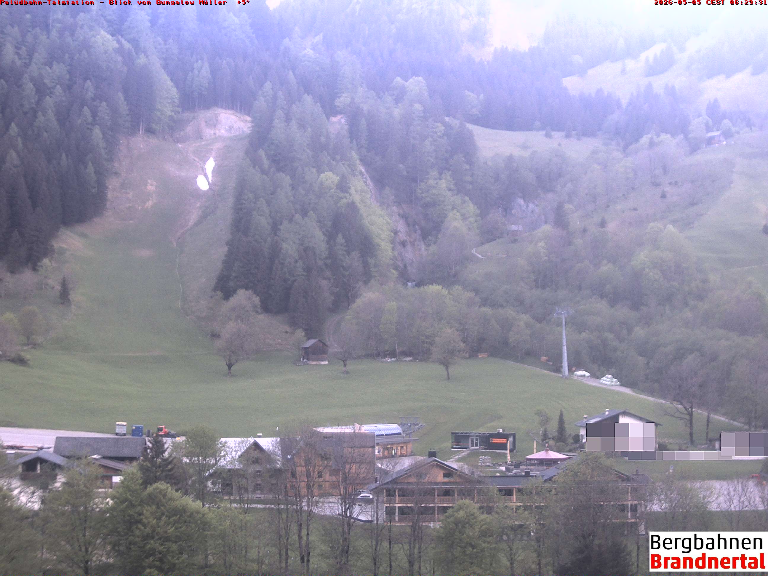 Blick auf Palüdbahn von Bungalow Müller