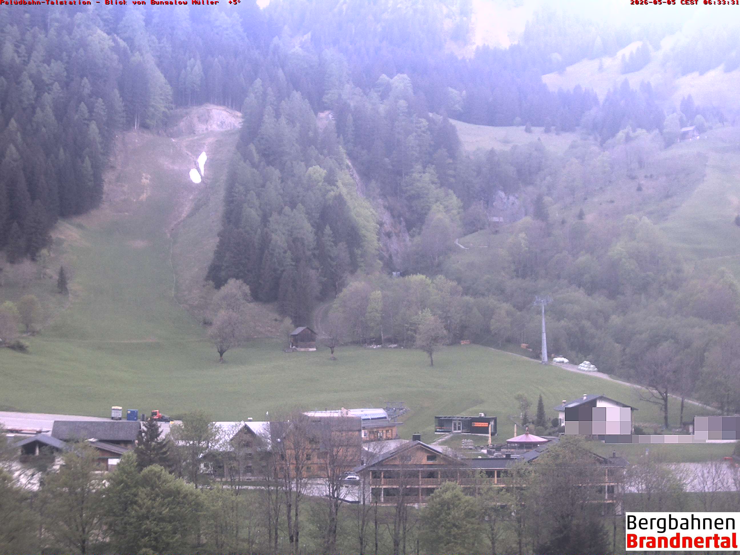 Blick auf Palüdbahn von Bungalow Müller