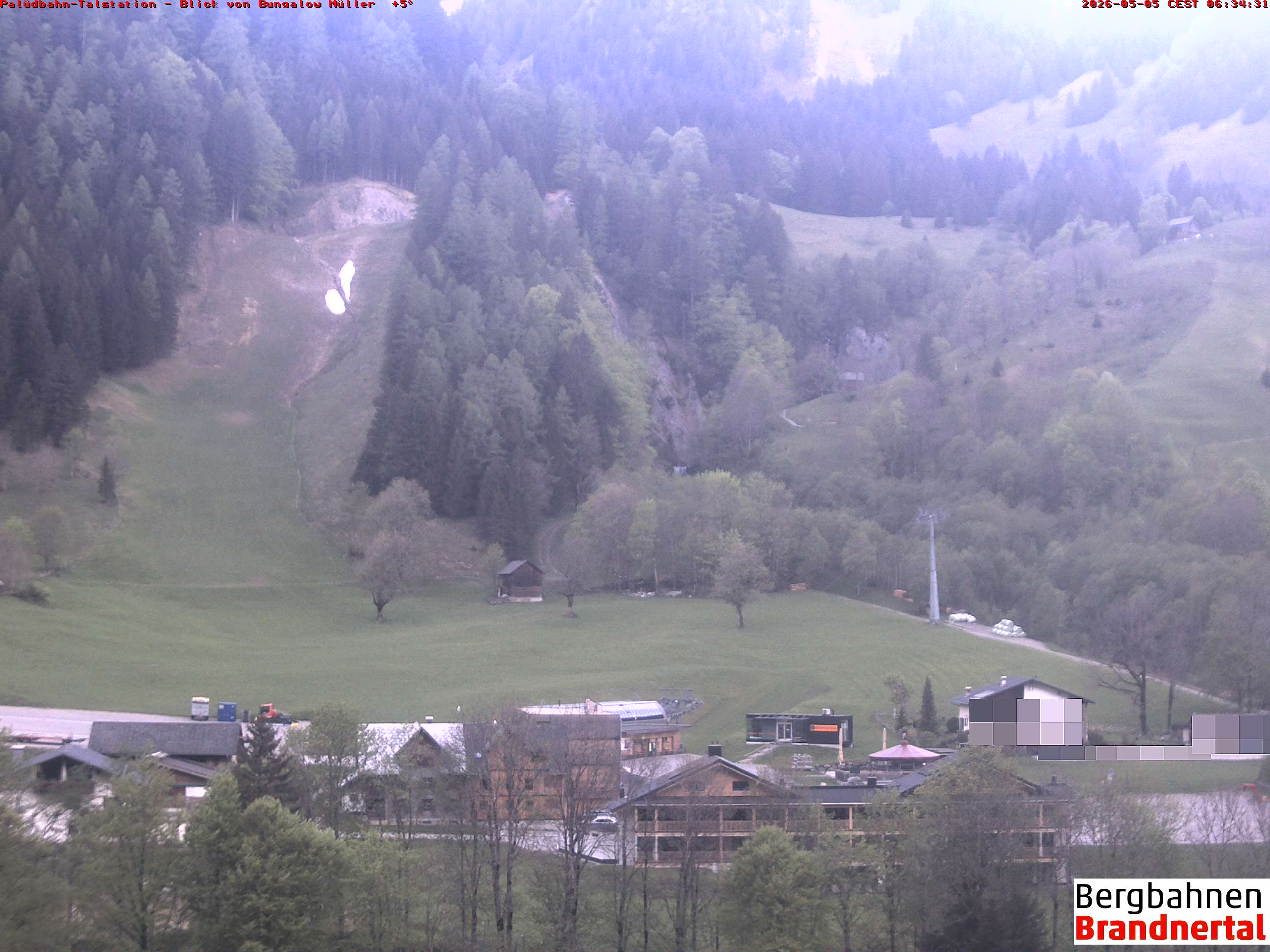 Blick auf Palüdbahn von Bungalow Müller