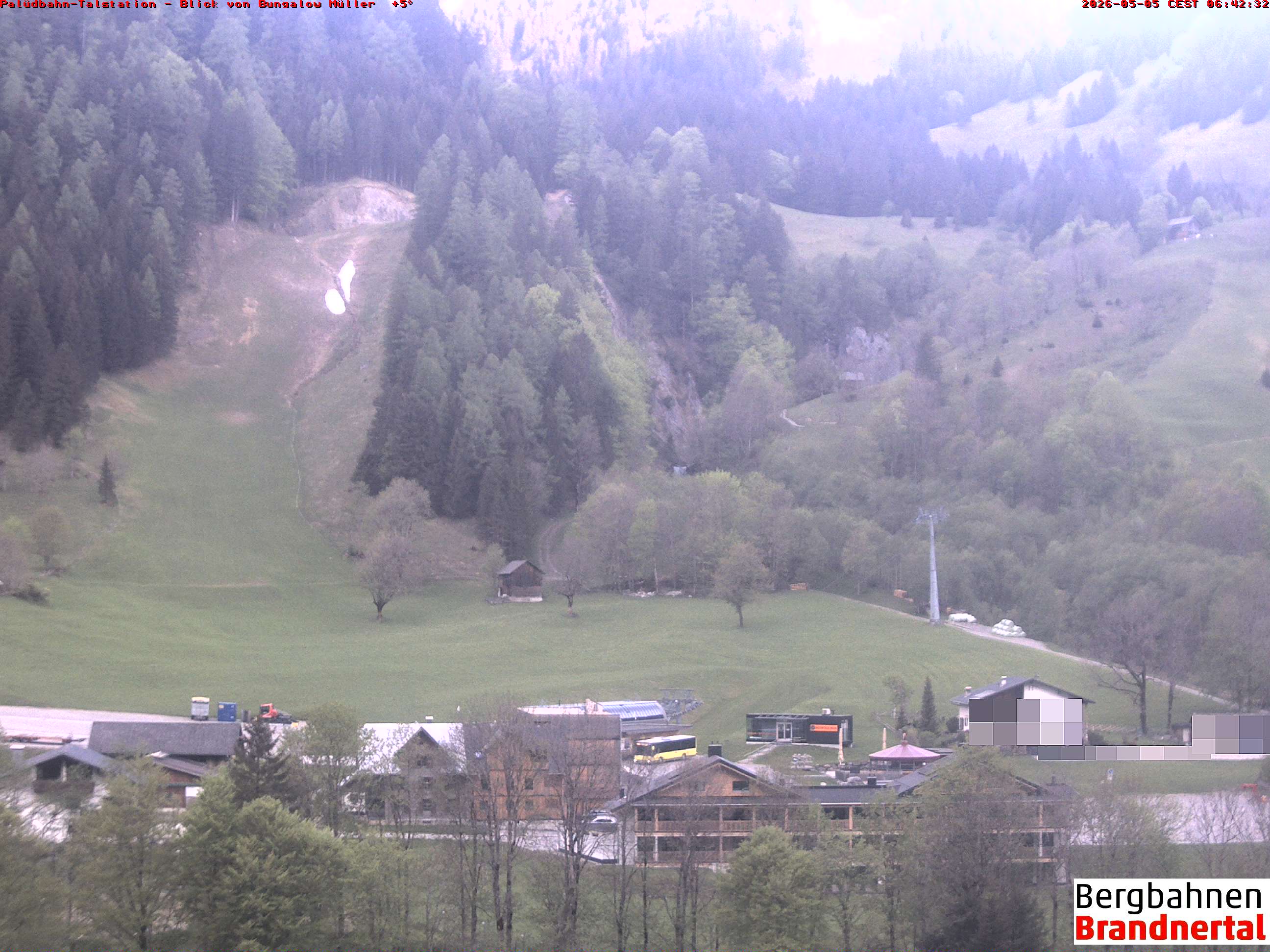 Blick auf Palüdbahn von Bungalow Müller