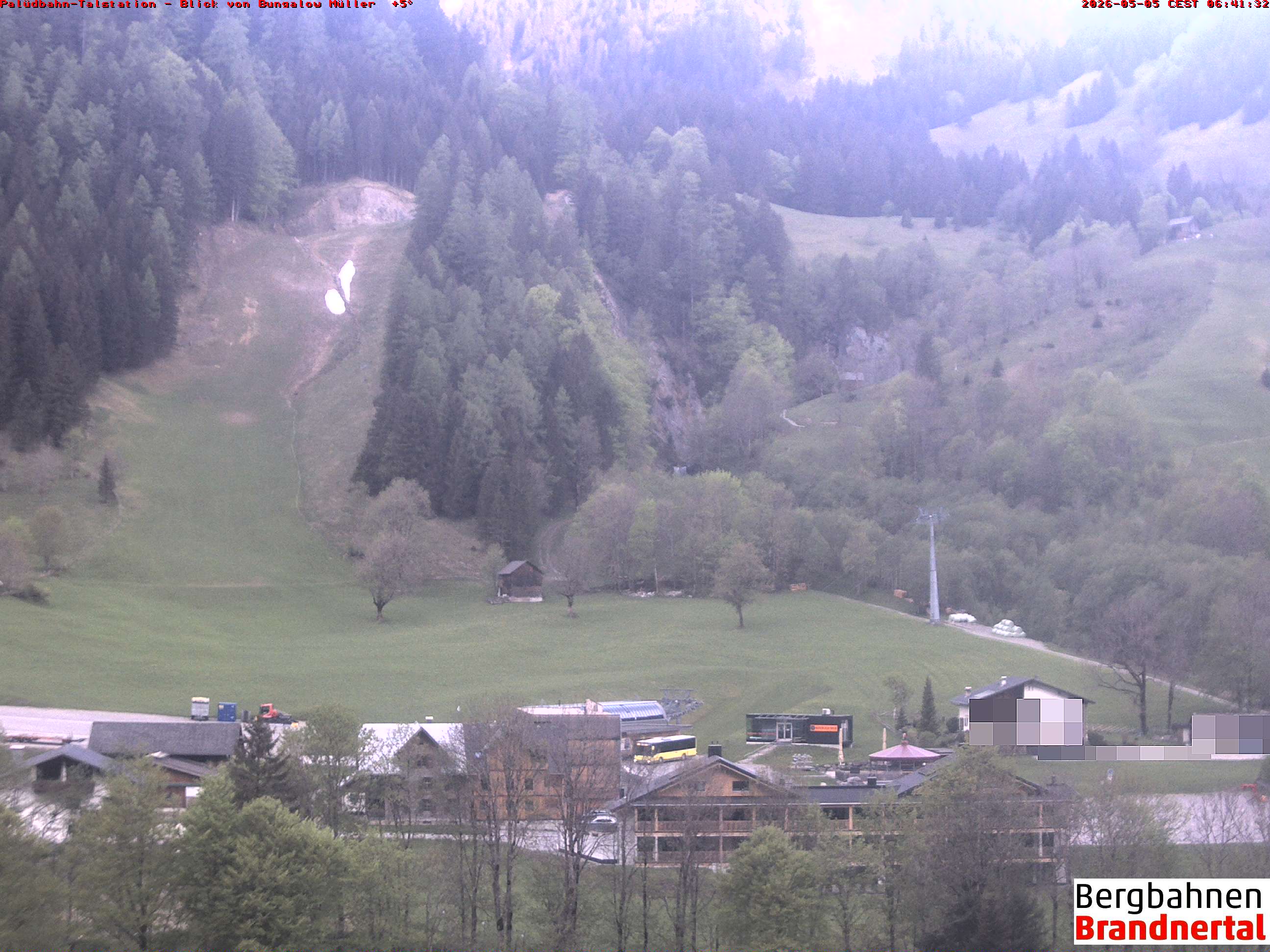Blick auf Palüdbahn von Bungalow Müller