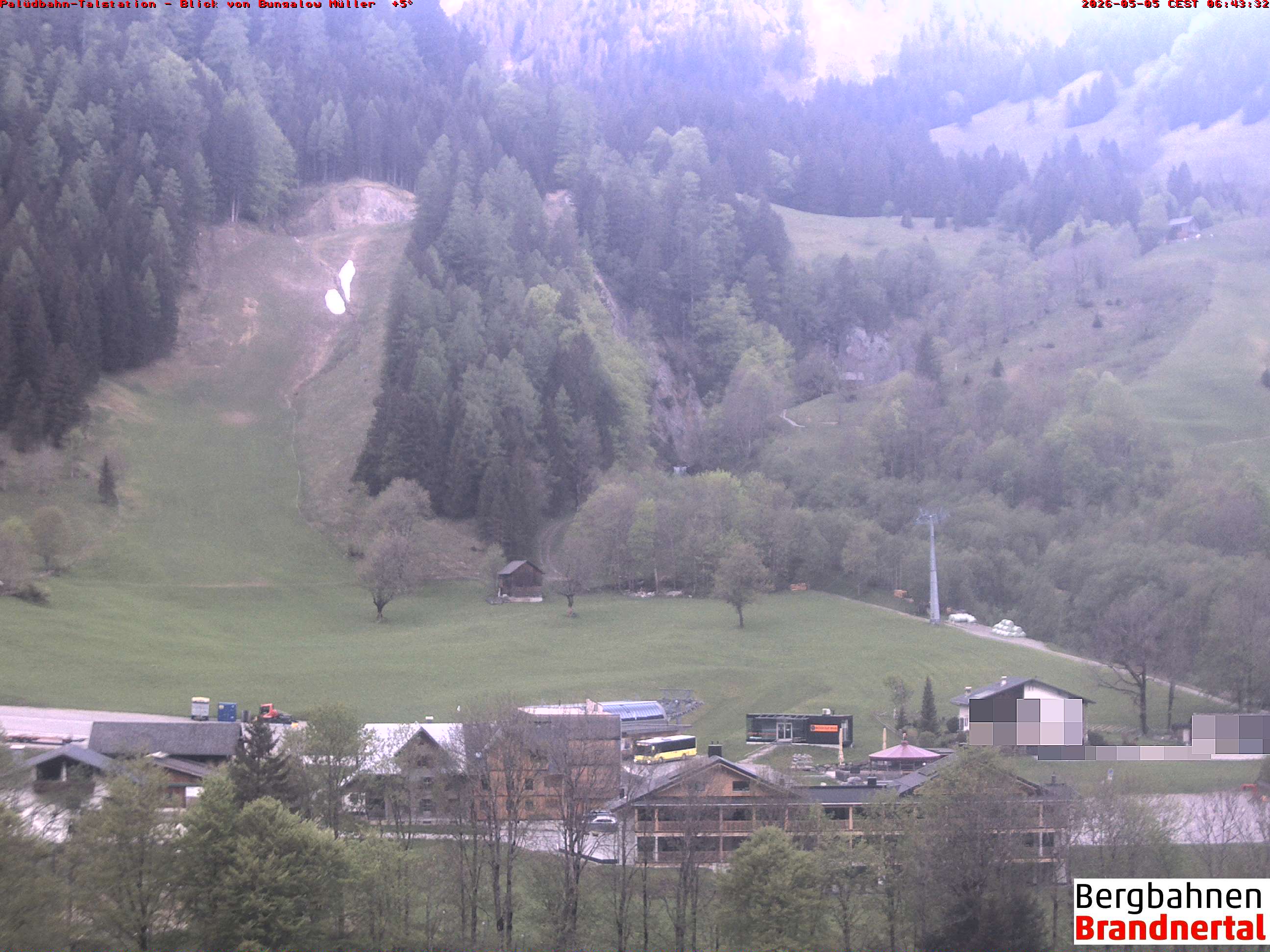 Blick auf Palüdbahn von Bungalow Müller