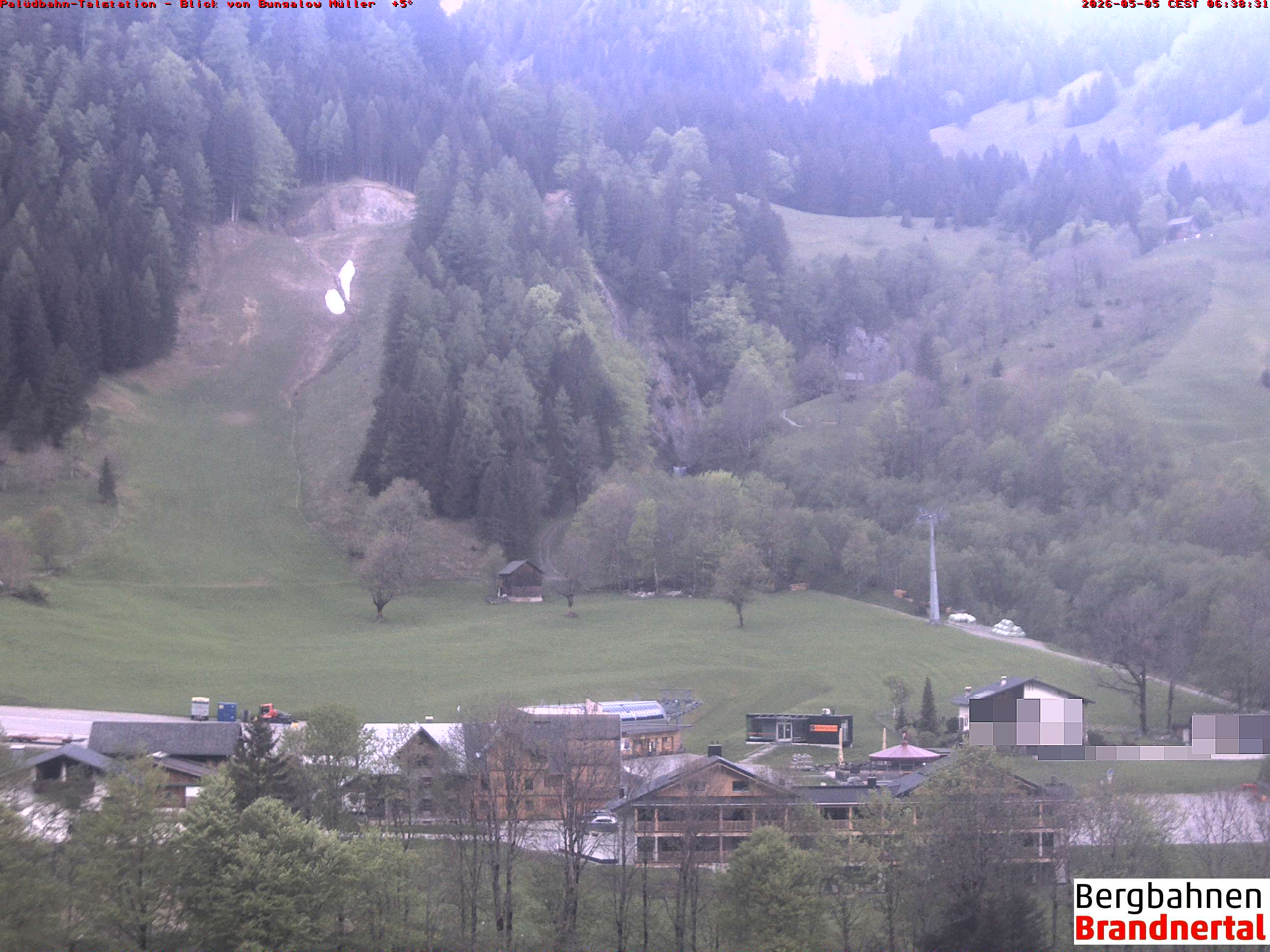 Blick auf Palüdbahn von Bungalow Müller