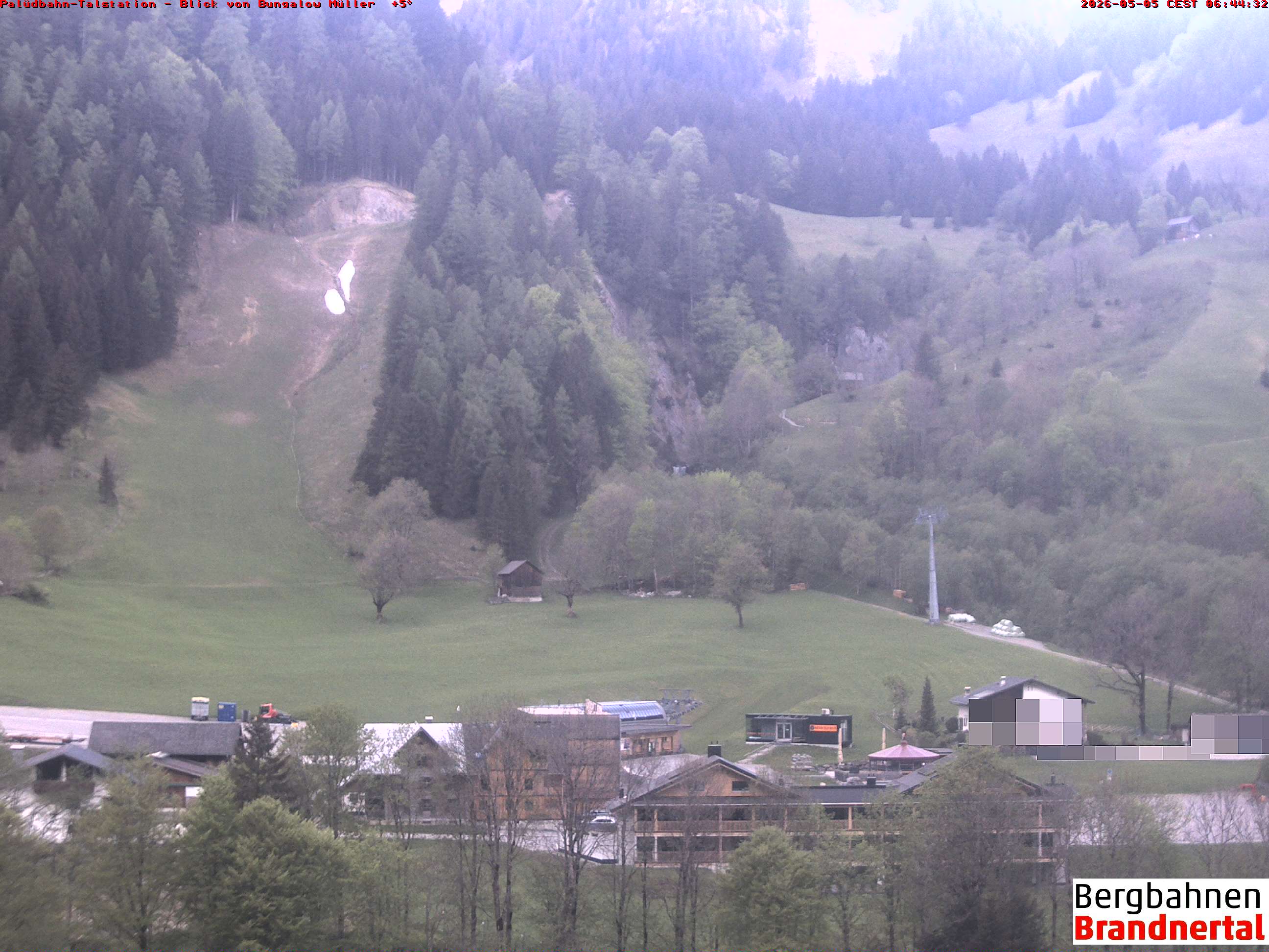 Blick auf Palüdbahn von Bungalow Müller