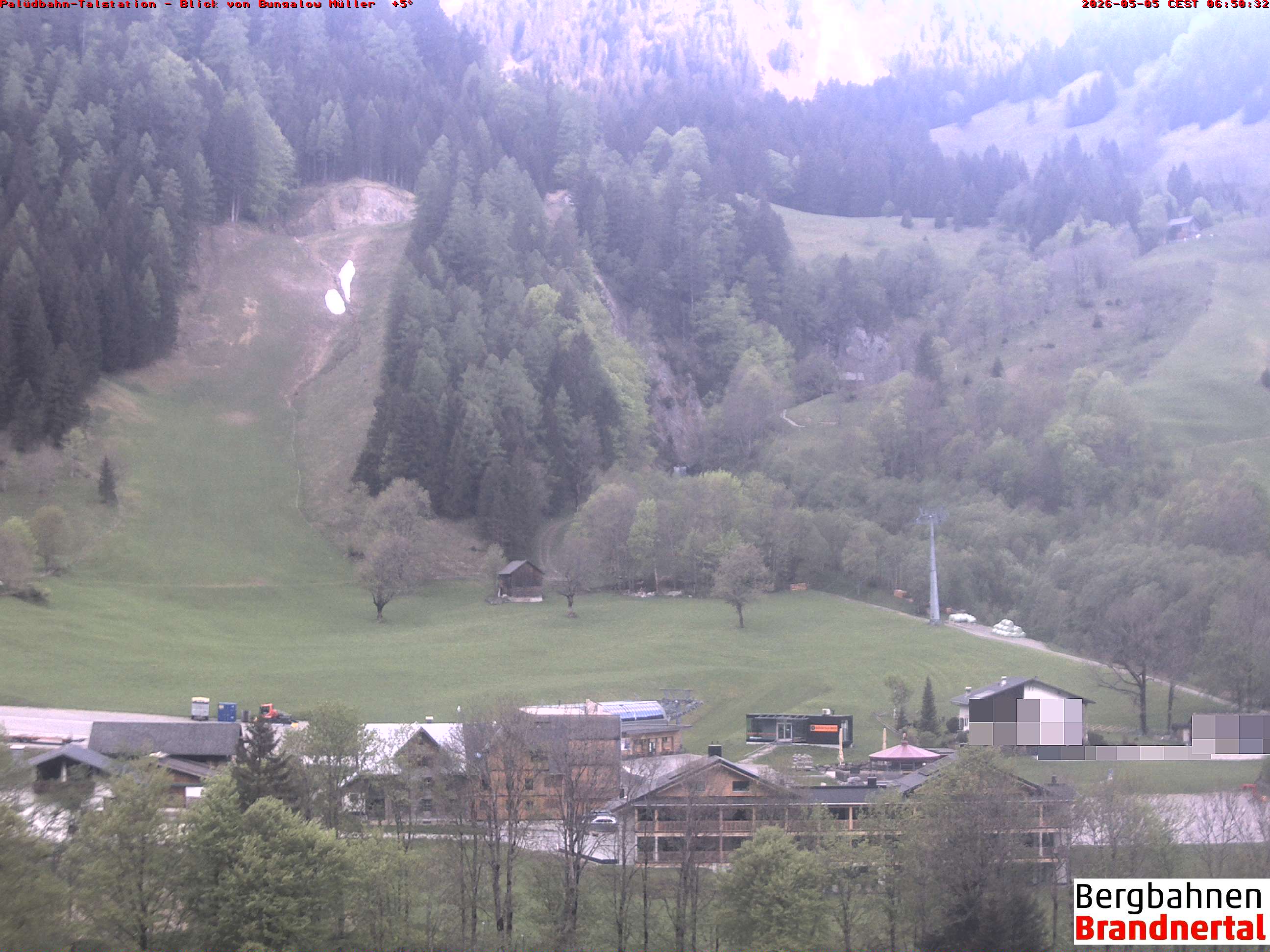 Blick auf Palüdbahn von Bungalow Müller