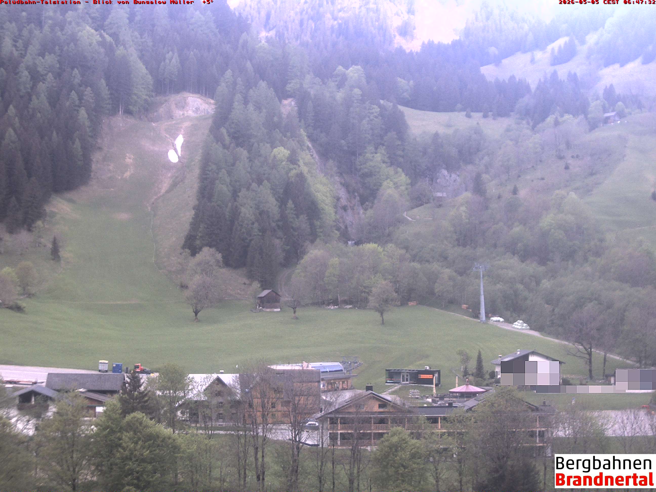 Blick auf Palüdbahn von Bungalow Müller