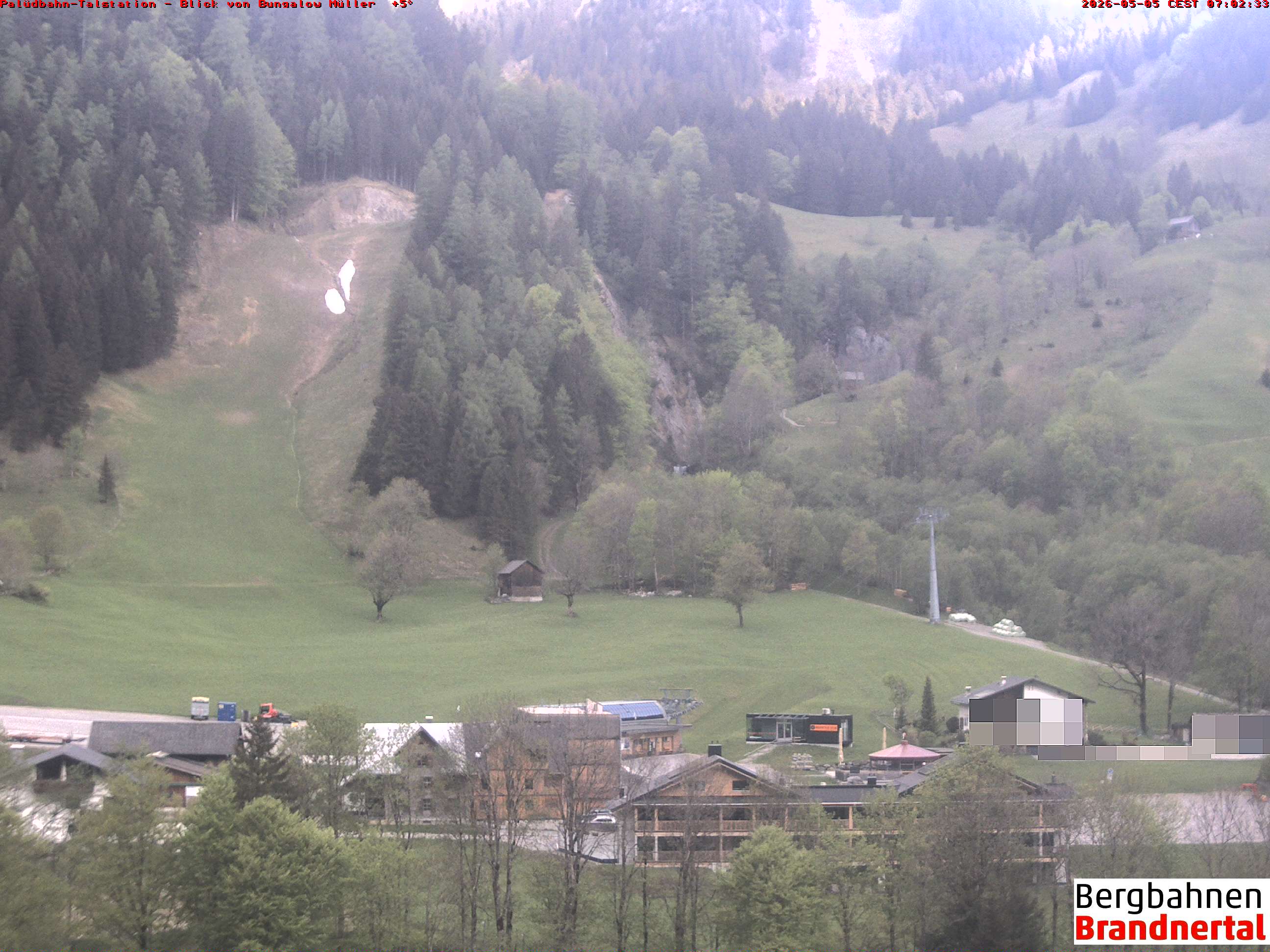 Blick auf Palüdbahn von Bungalow Müller