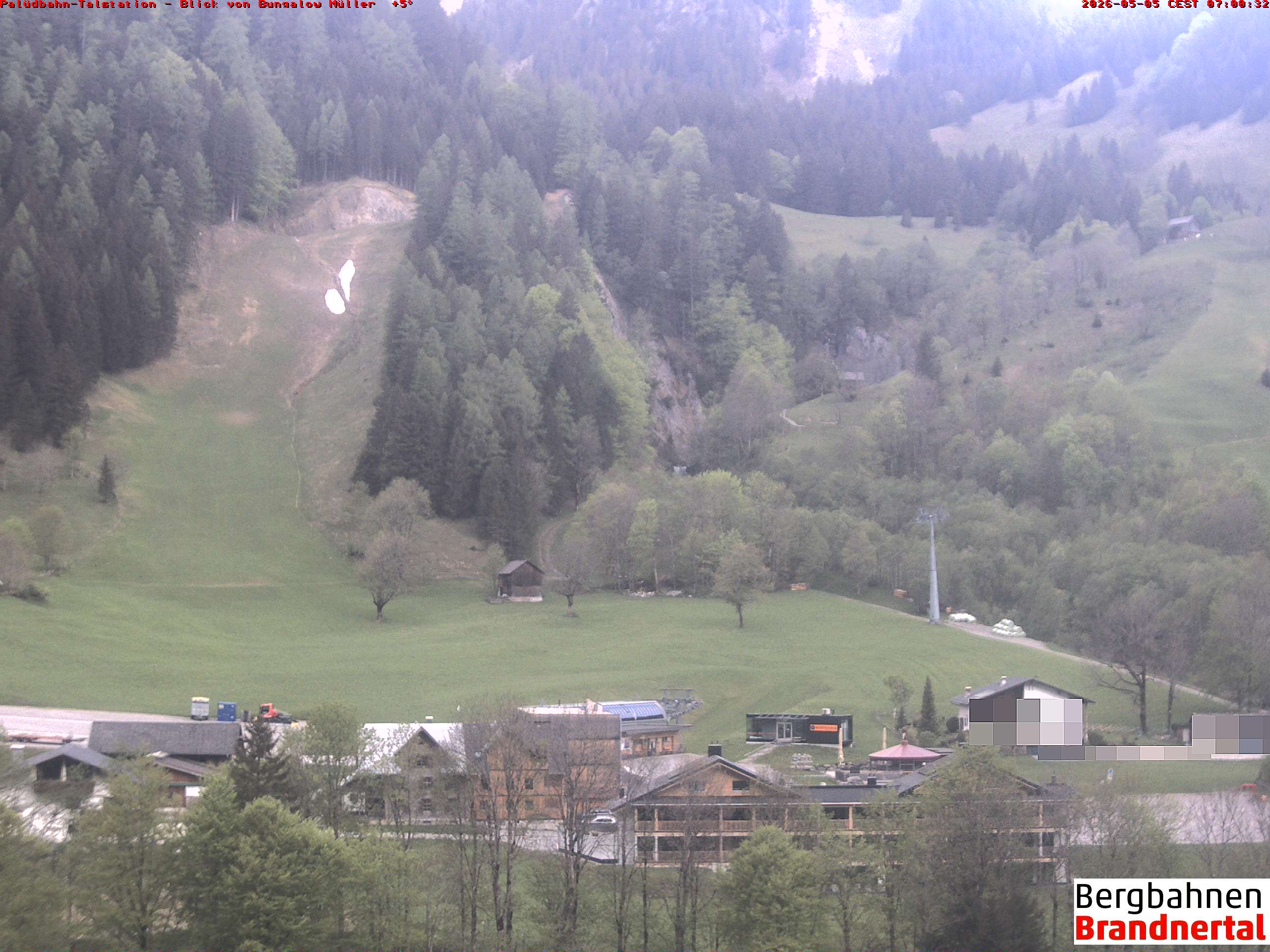 Blick auf Palüdbahn von Bungalow Müller