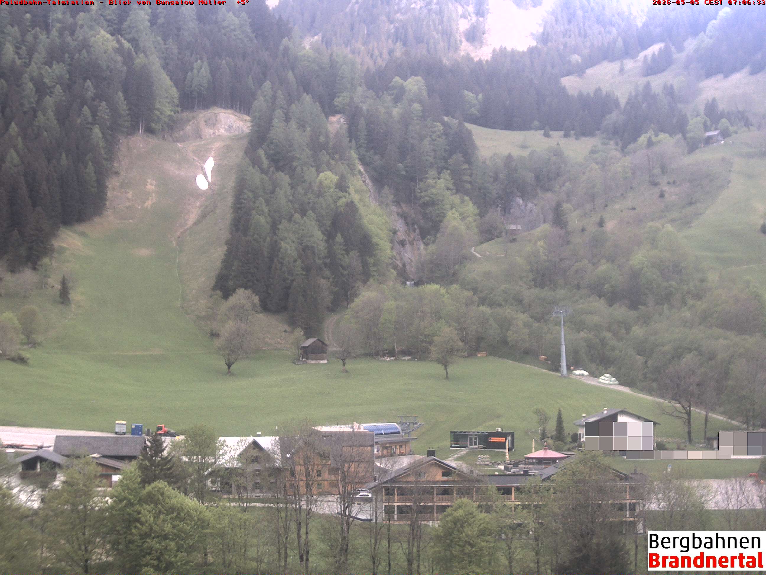 Blick auf Palüdbahn von Bungalow Müller