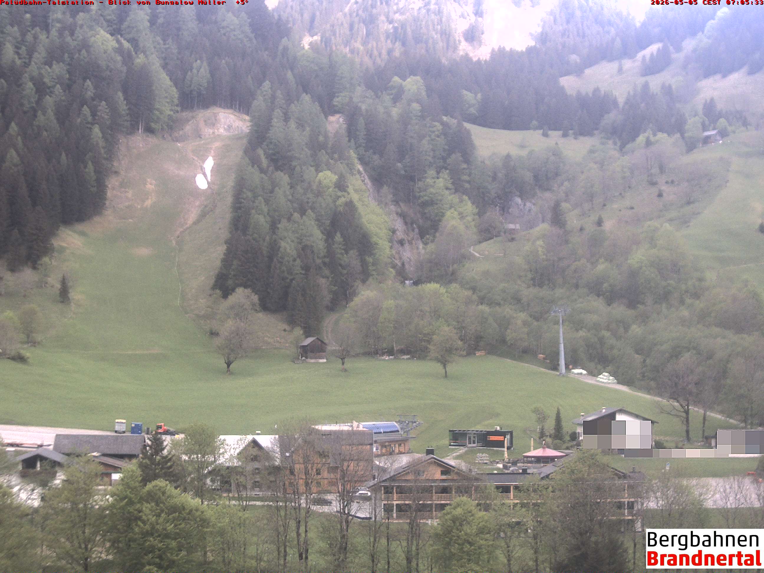 Blick auf Palüdbahn von Bungalow Müller