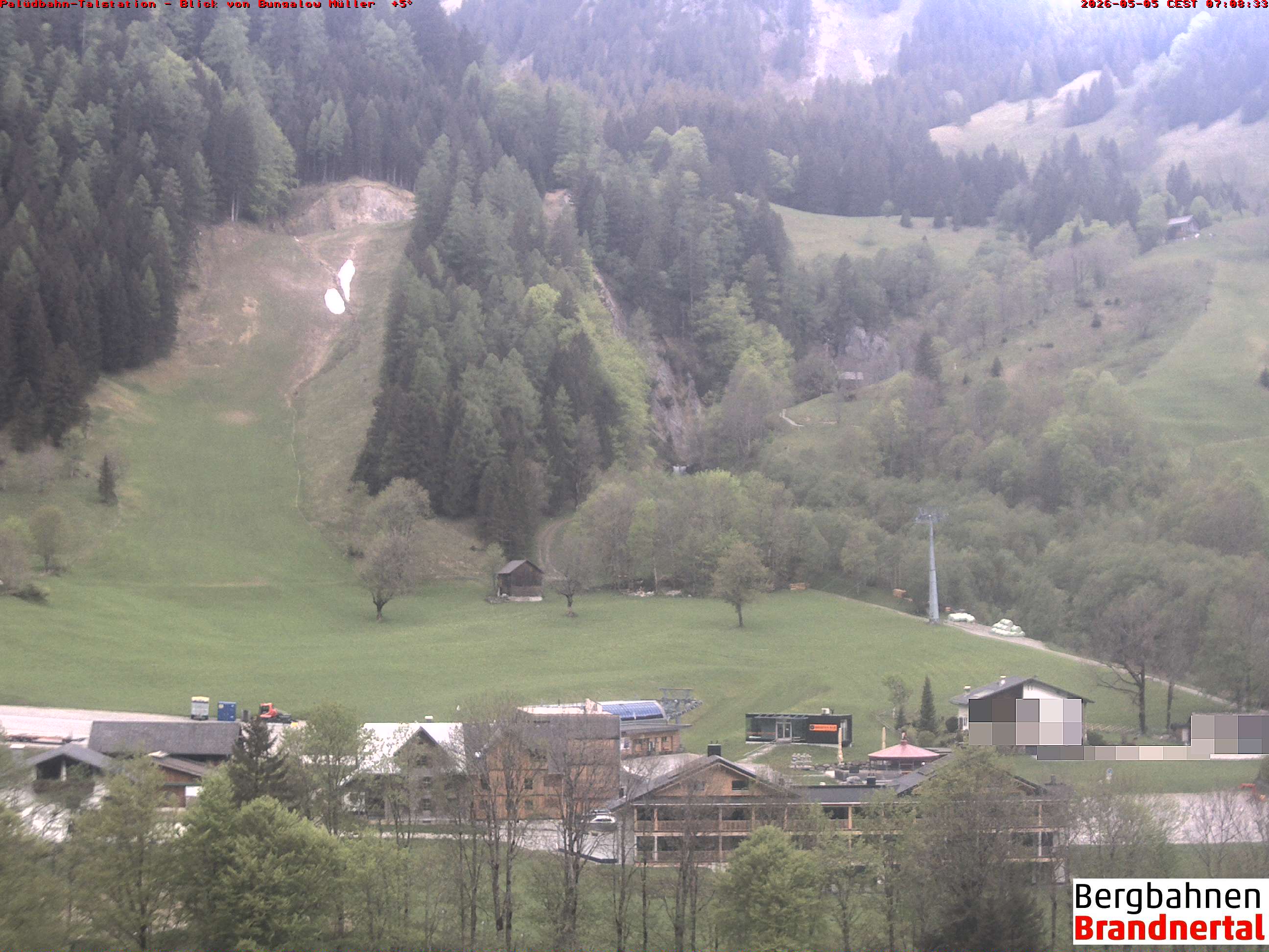Blick auf Palüdbahn von Bungalow Müller