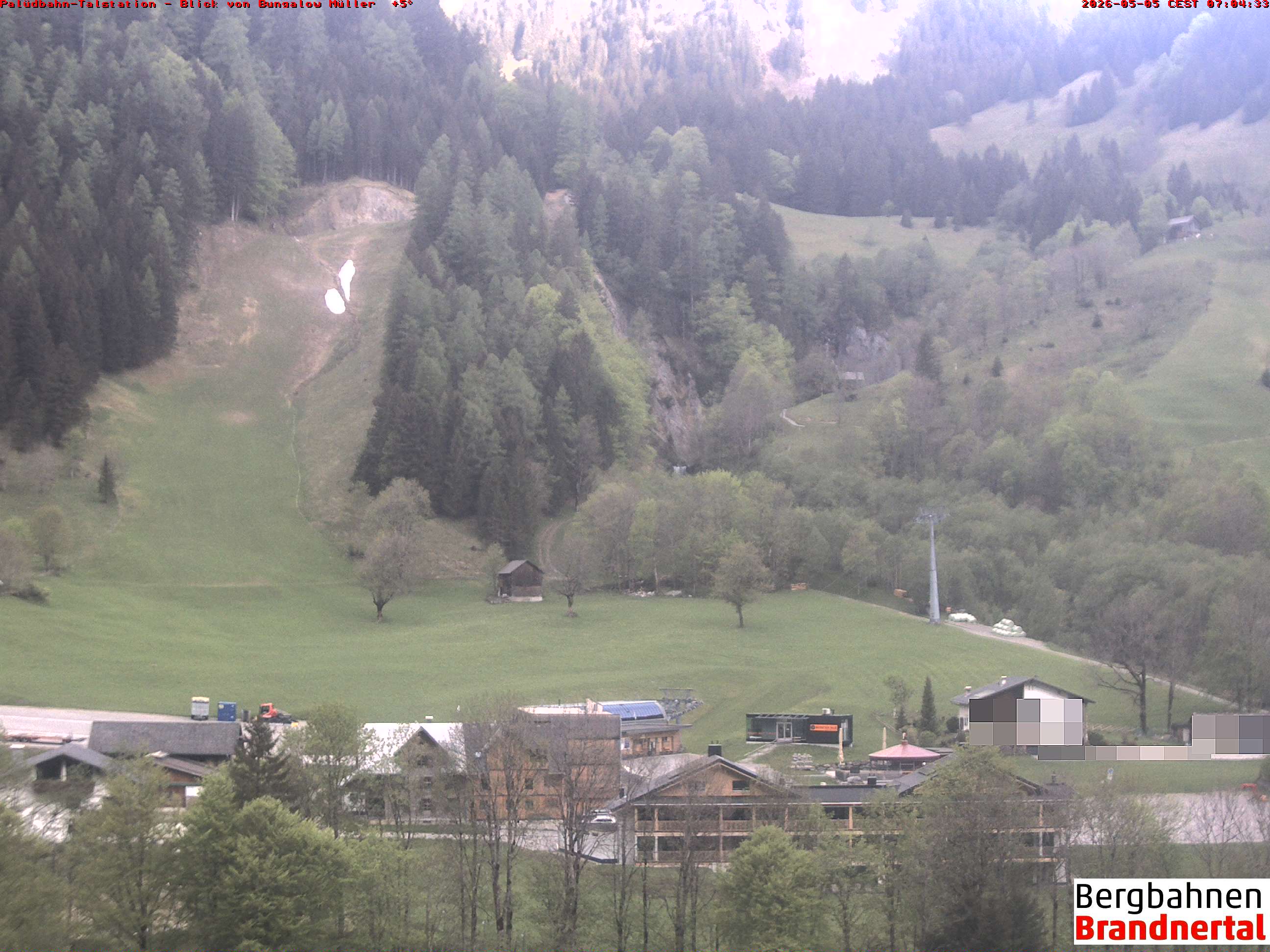 Blick auf Palüdbahn von Bungalow Müller