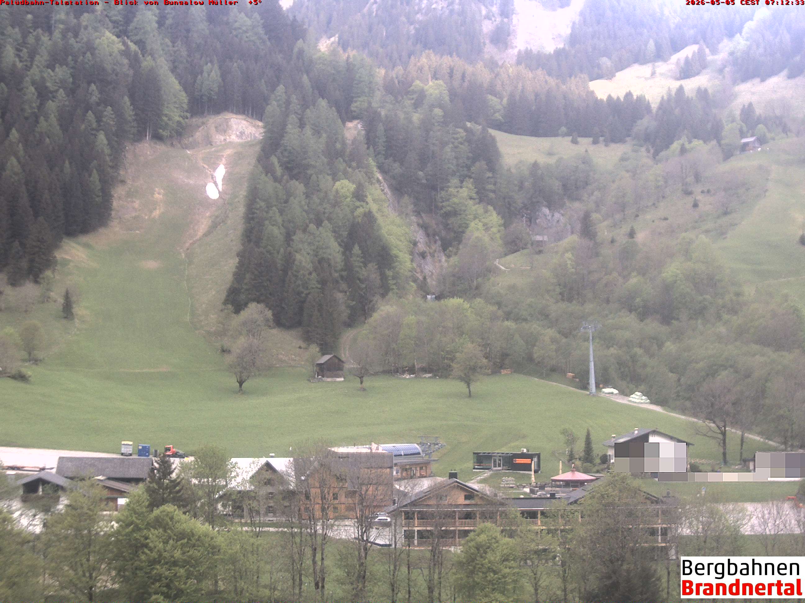 Blick auf Palüdbahn von Bungalow Müller