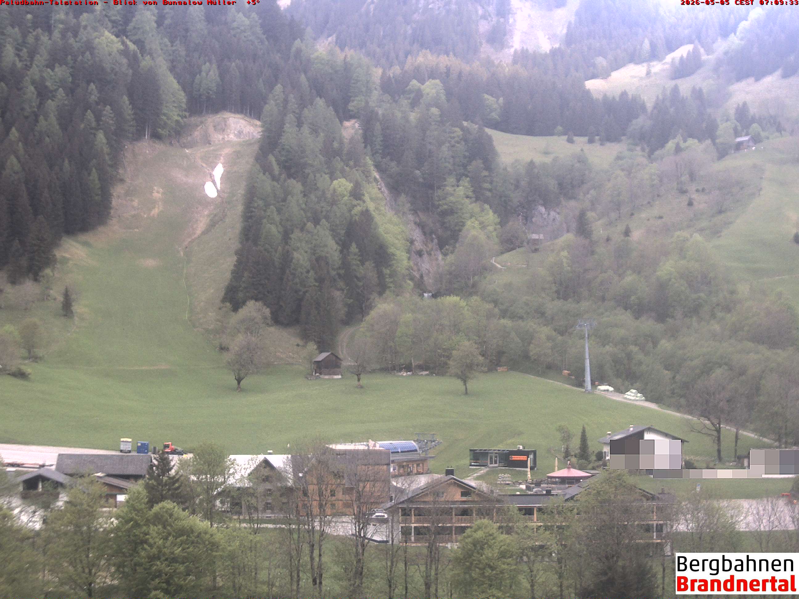 Blick auf Palüdbahn von Bungalow Müller