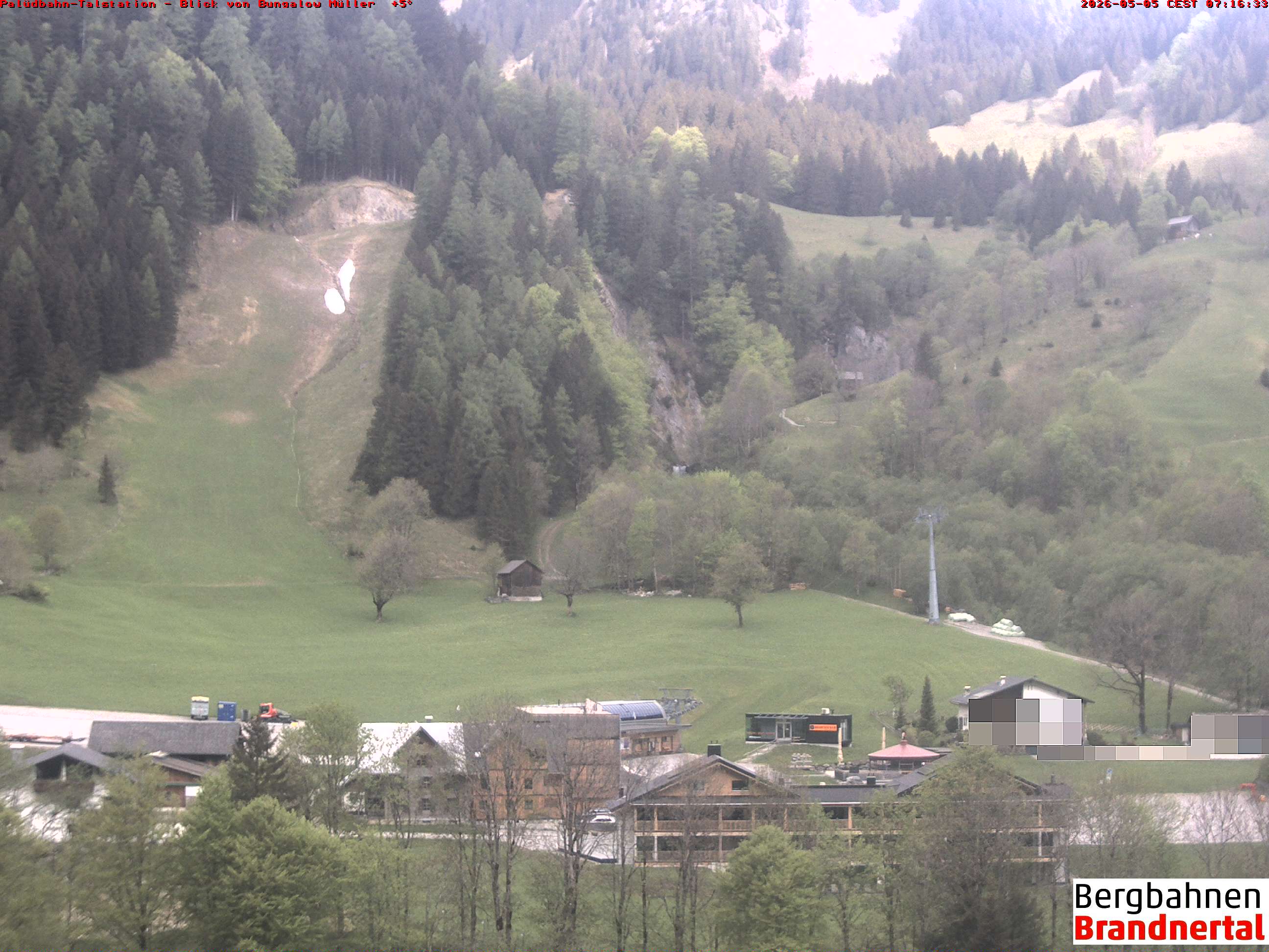 Blick auf Palüdbahn von Bungalow Müller