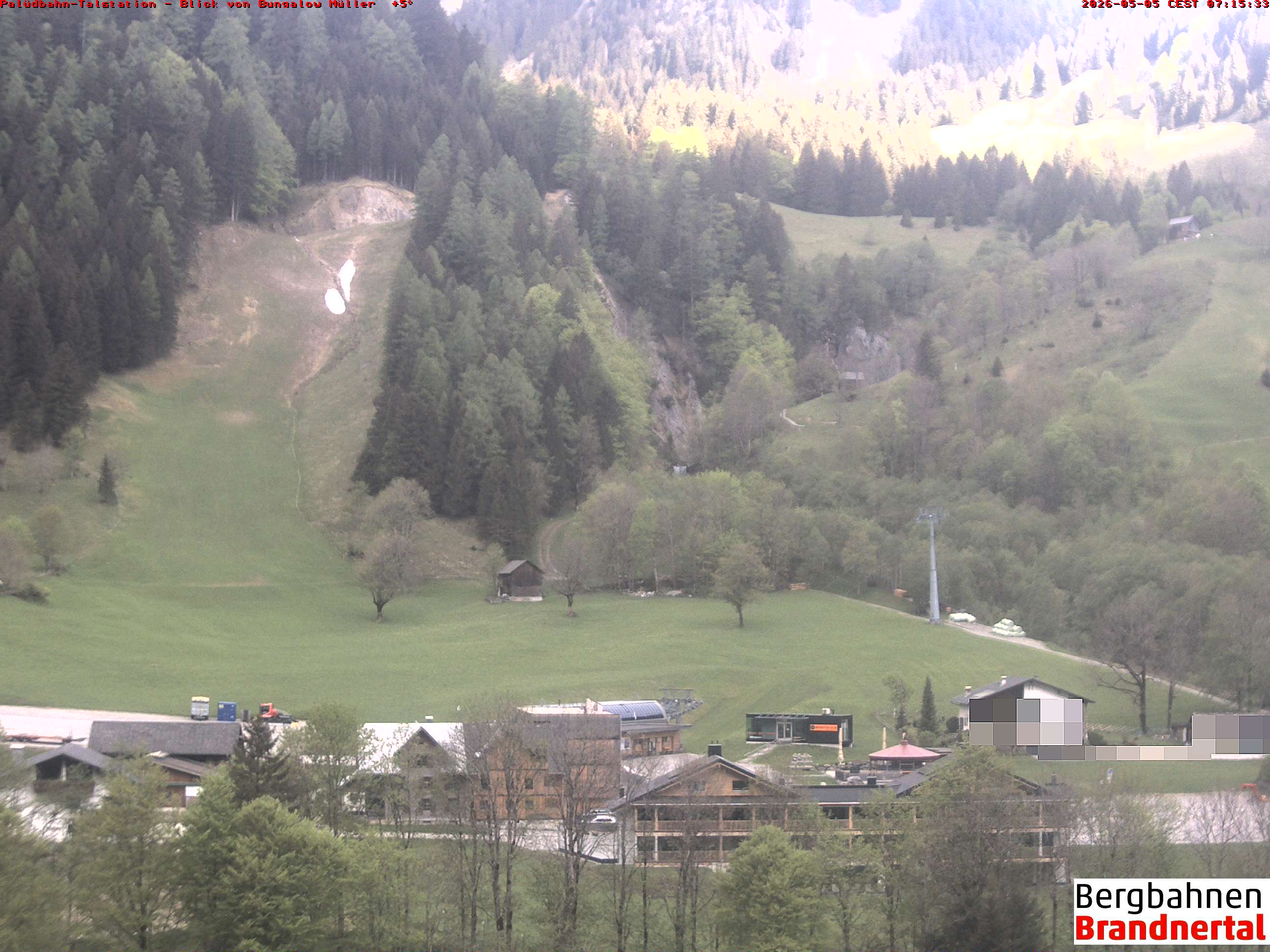 Blick auf Palüdbahn von Bungalow Müller