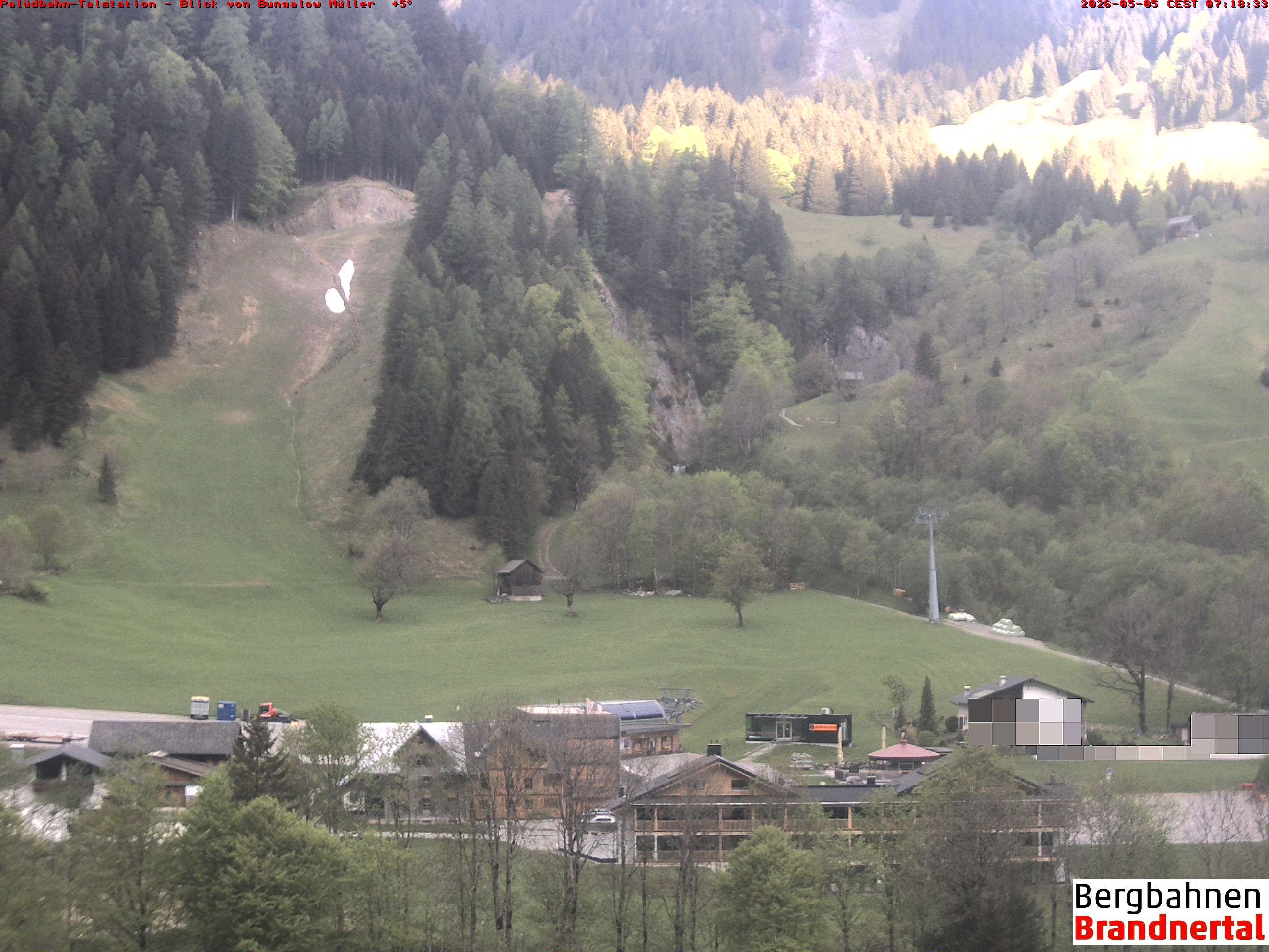 Blick auf Palüdbahn von Bungalow Müller