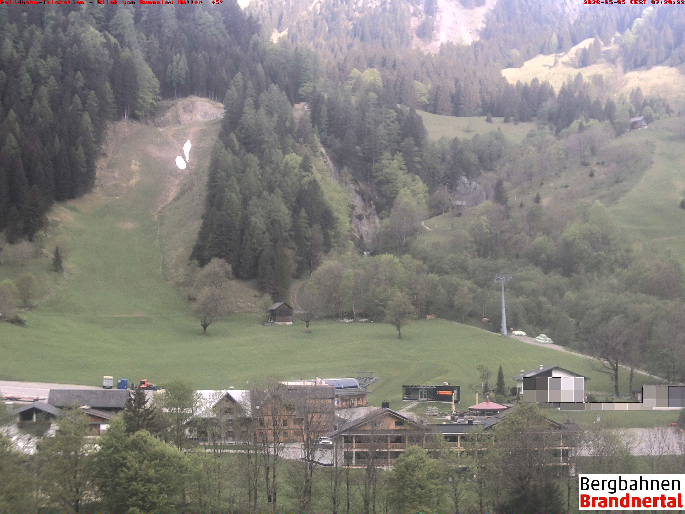 Blick auf Palüdbahn von Bungalow Müller