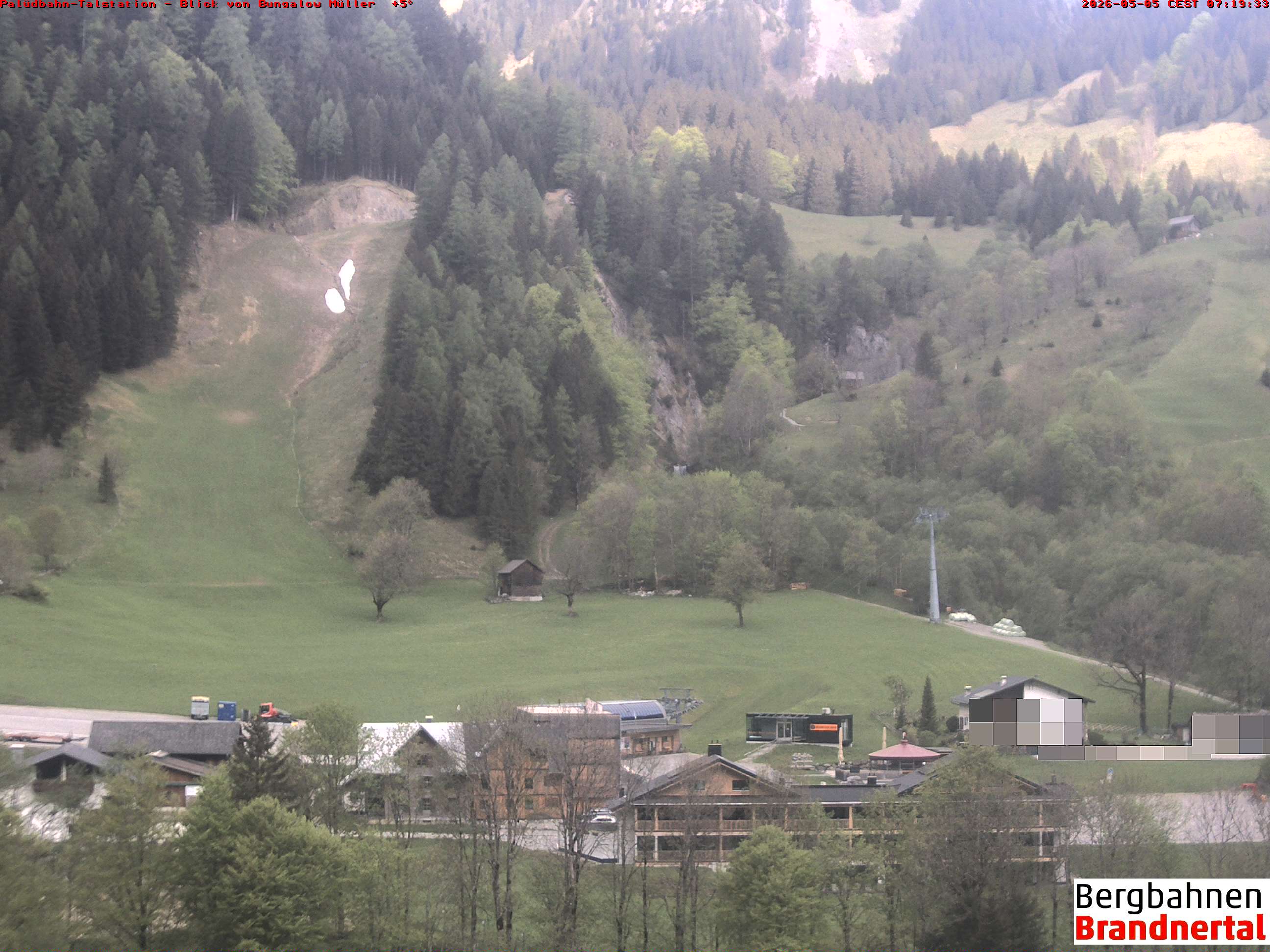 Blick auf Palüdbahn von Bungalow Müller