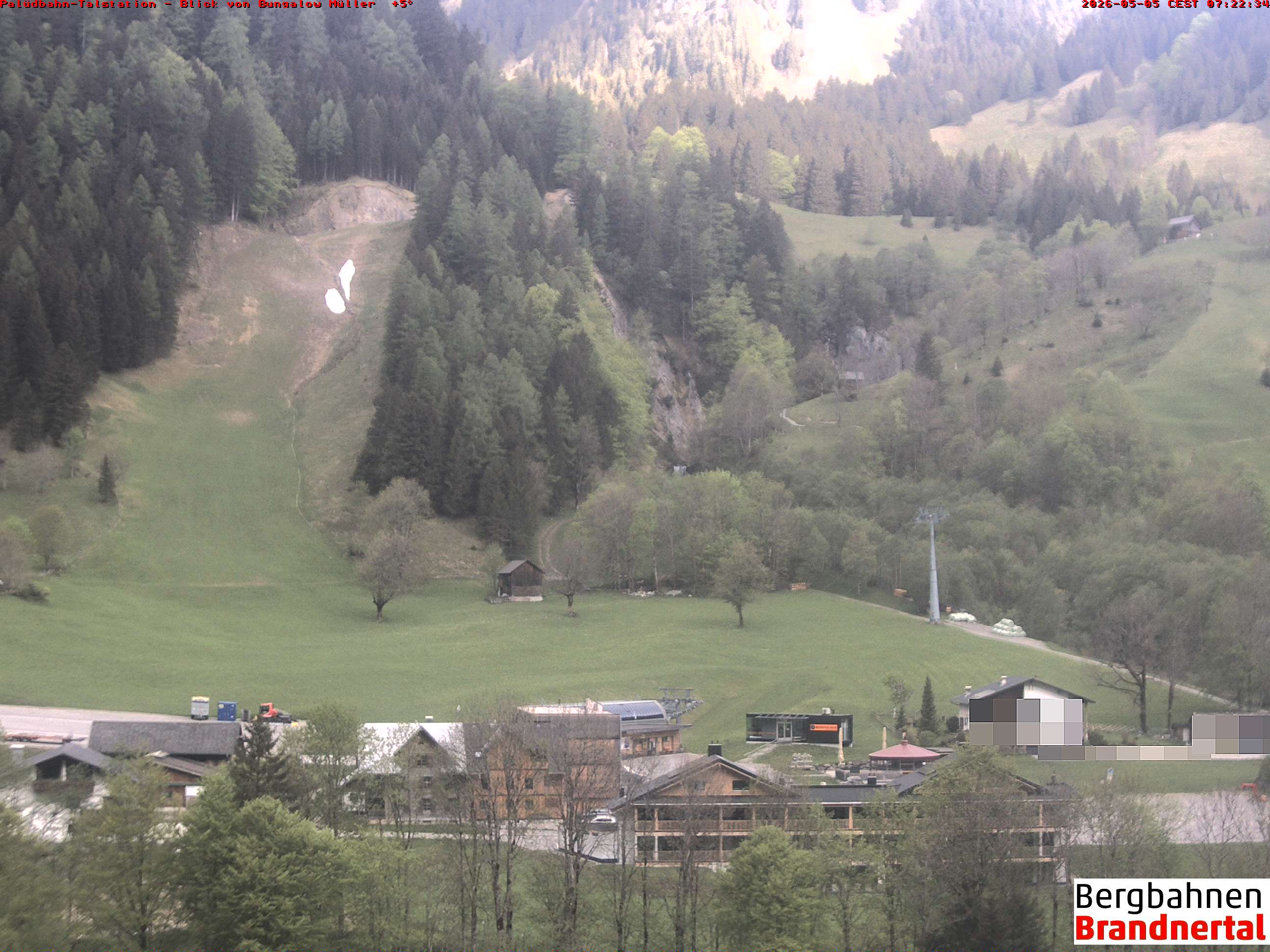 Blick auf Palüdbahn von Bungalow Müller