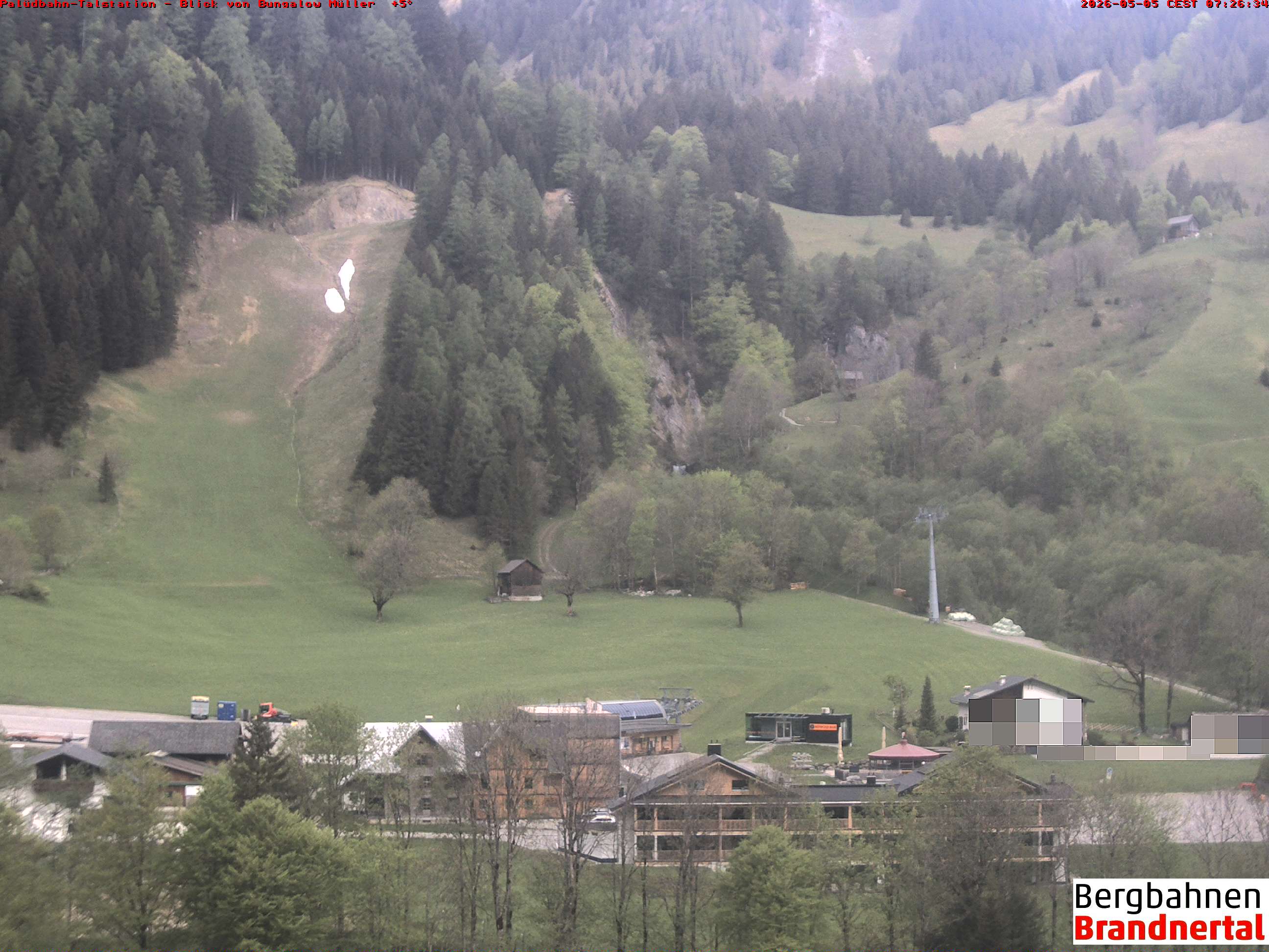 Blick auf Palüdbahn von Bungalow Müller