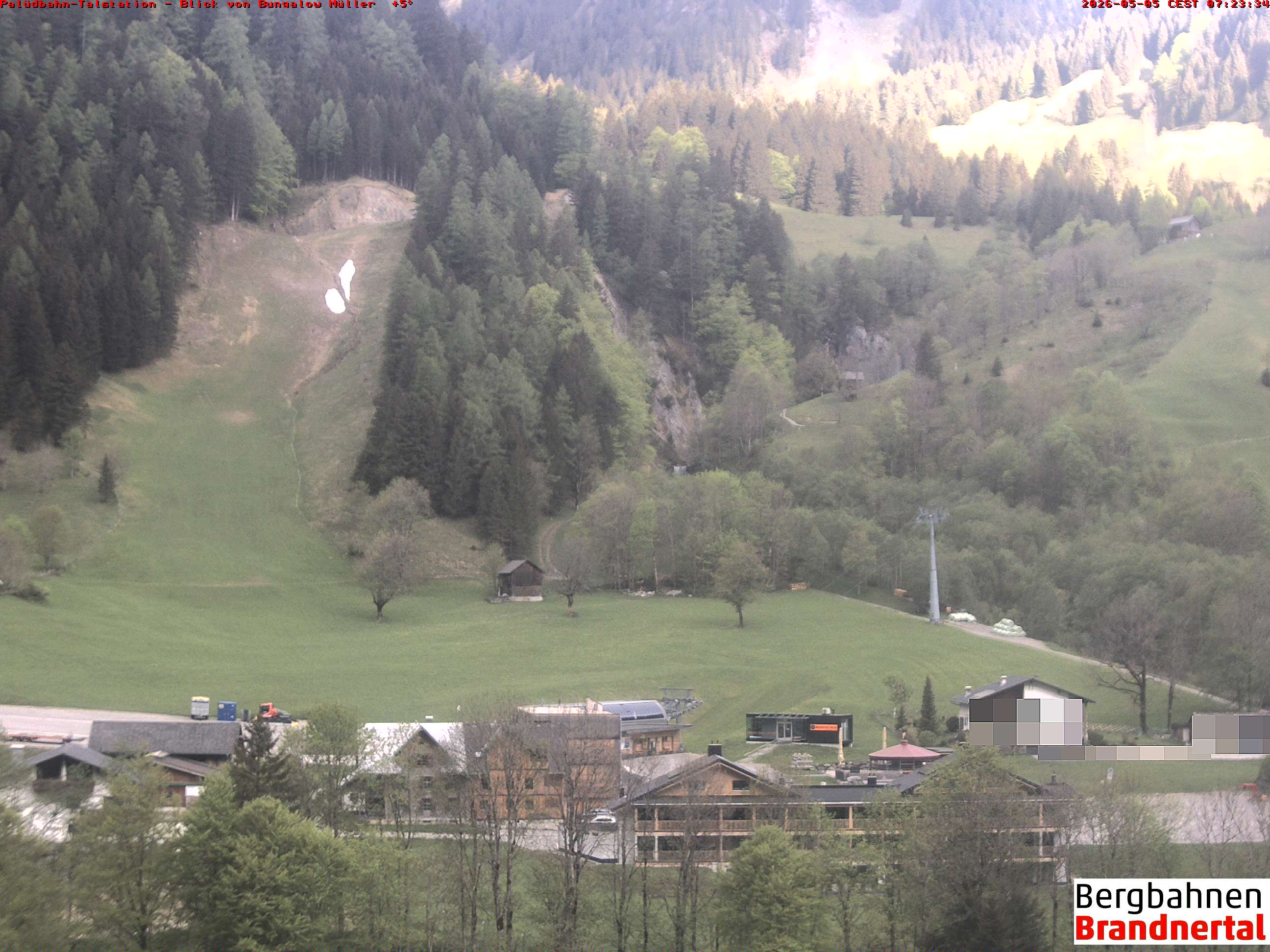 Blick auf Palüdbahn von Bungalow Müller