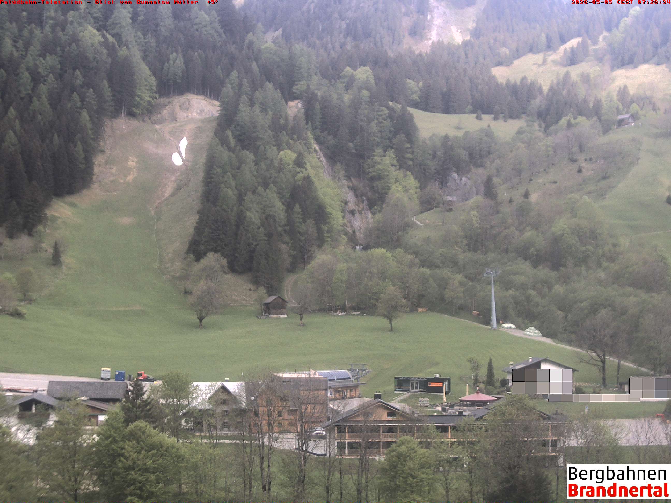 Blick auf Palüdbahn von Bungalow Müller