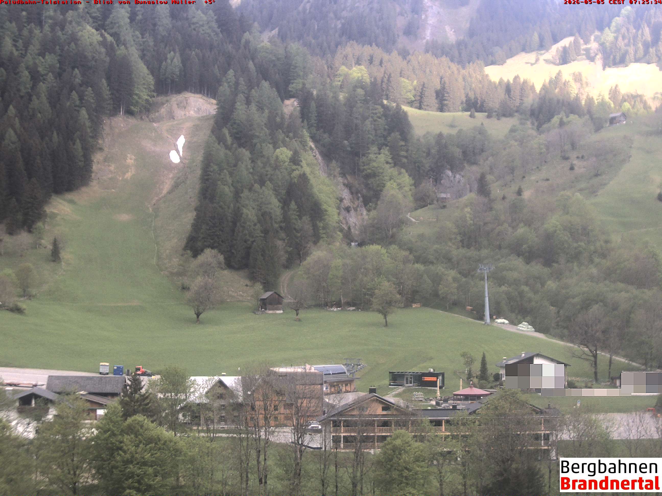 Blick auf Palüdbahn von Bungalow Müller