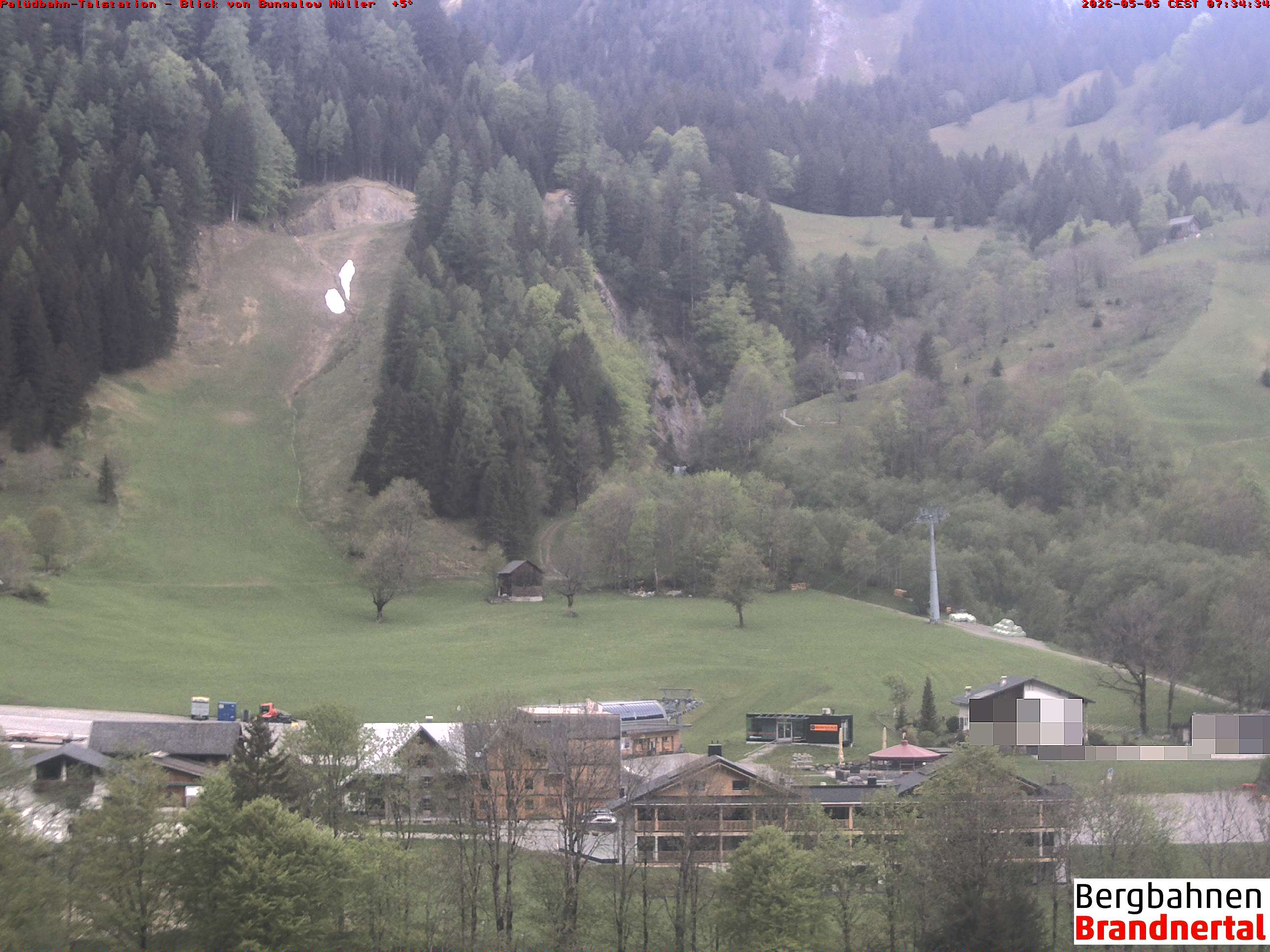 Blick auf Palüdbahn von Bungalow Müller