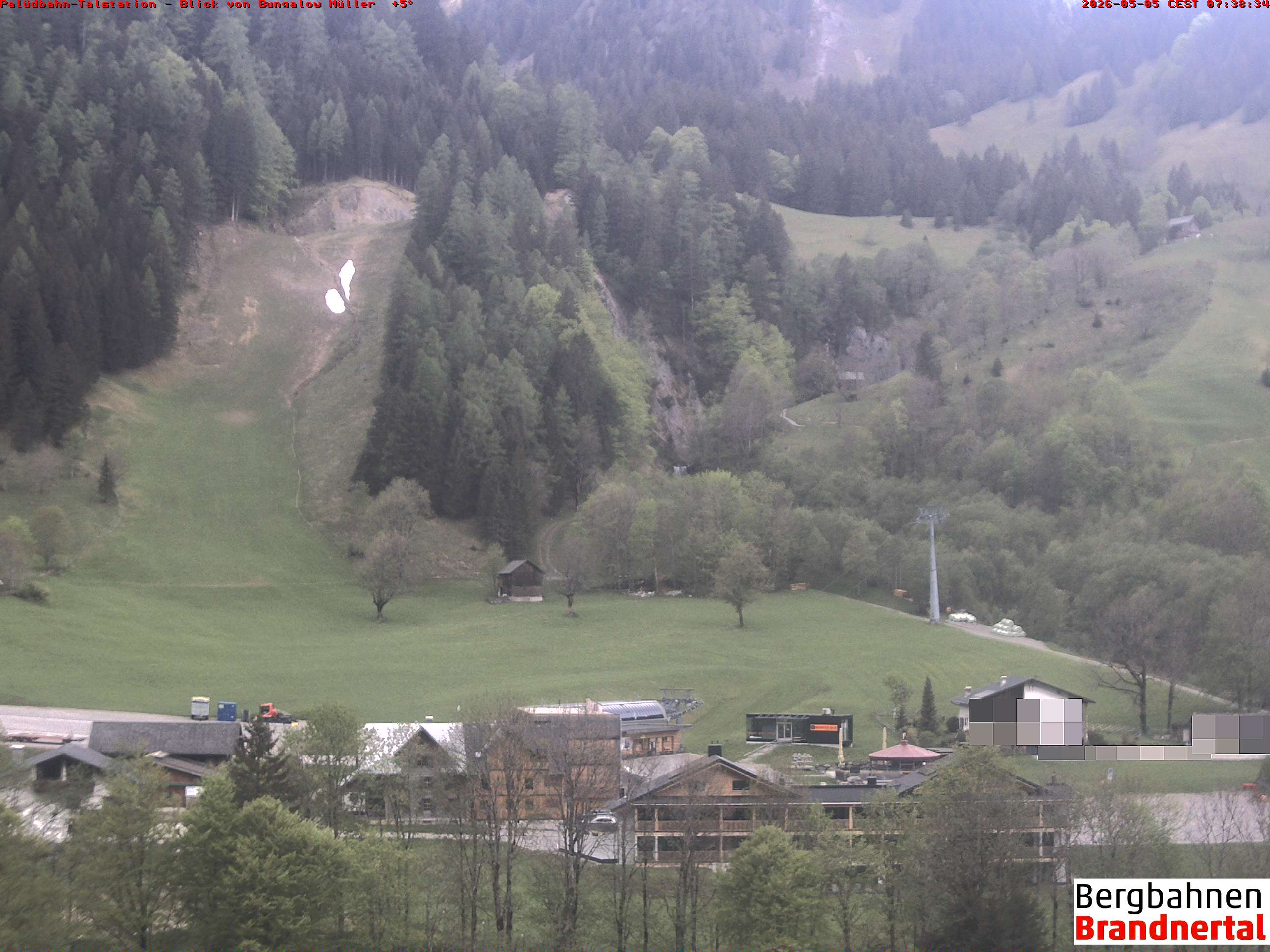 Blick auf Palüdbahn von Bungalow Müller