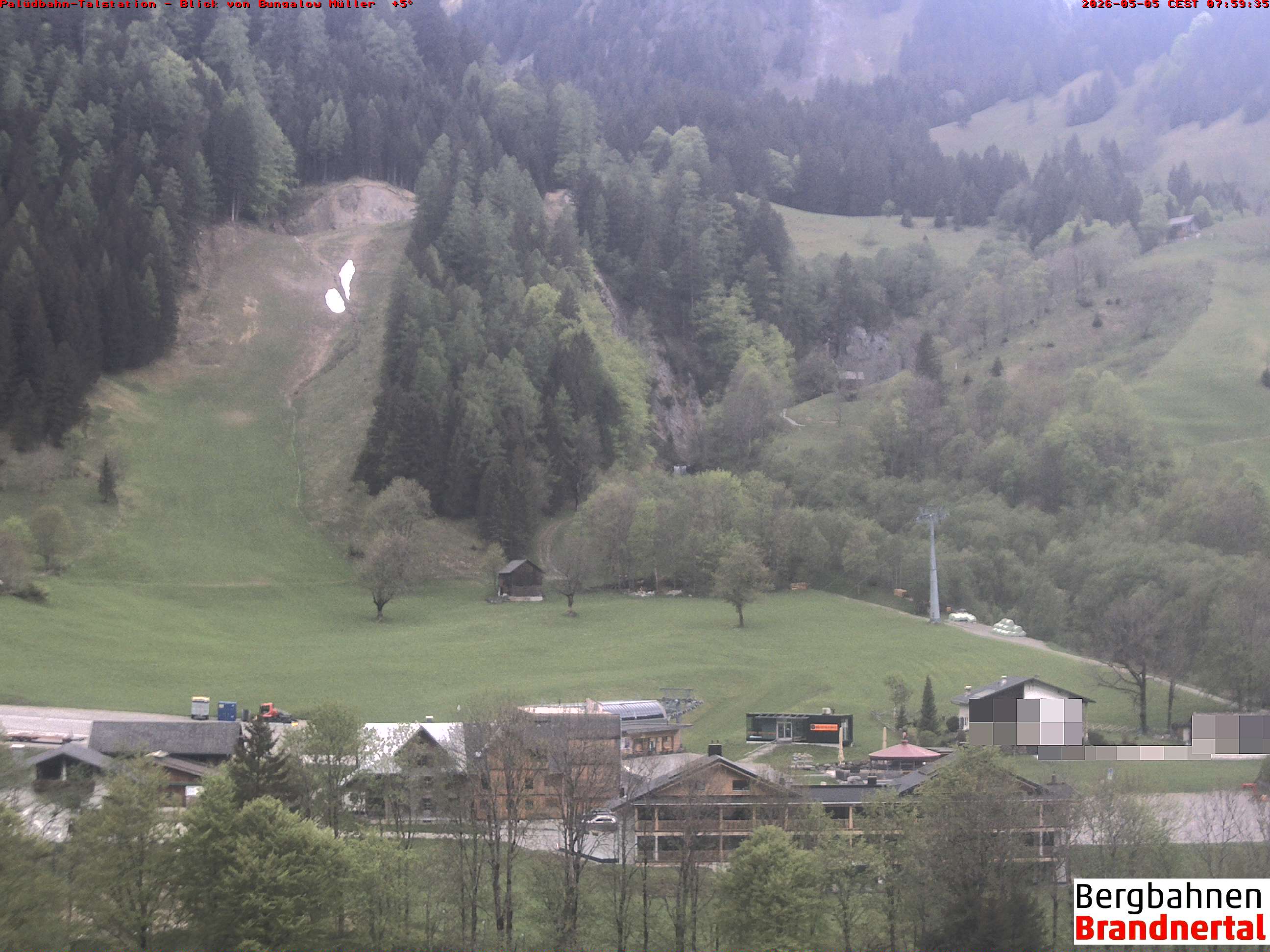 Blick auf Palüdbahn von Bungalow Müller