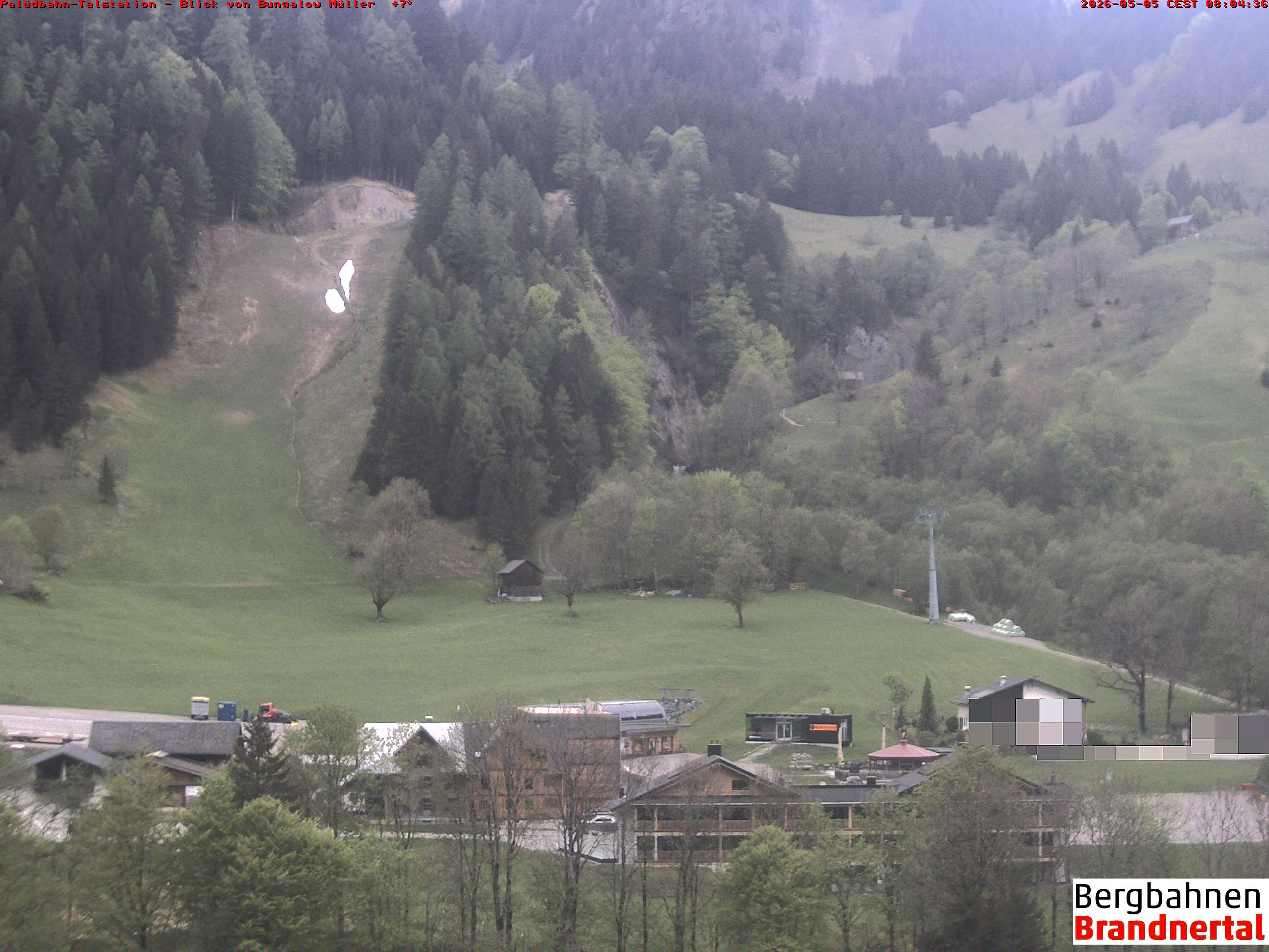 Blick auf Palüdbahn von Bungalow Müller