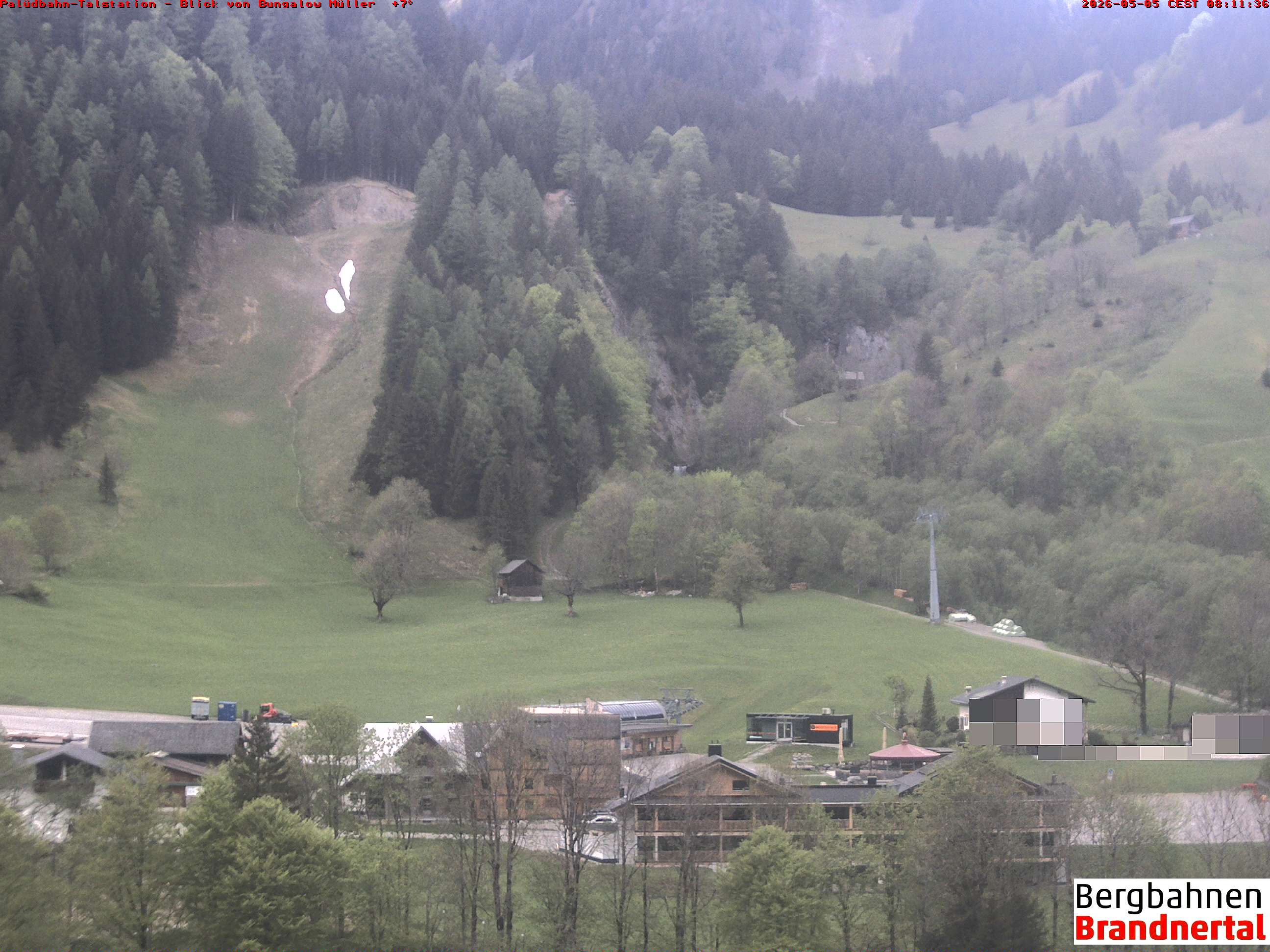 Blick auf Palüdbahn von Bungalow Müller
