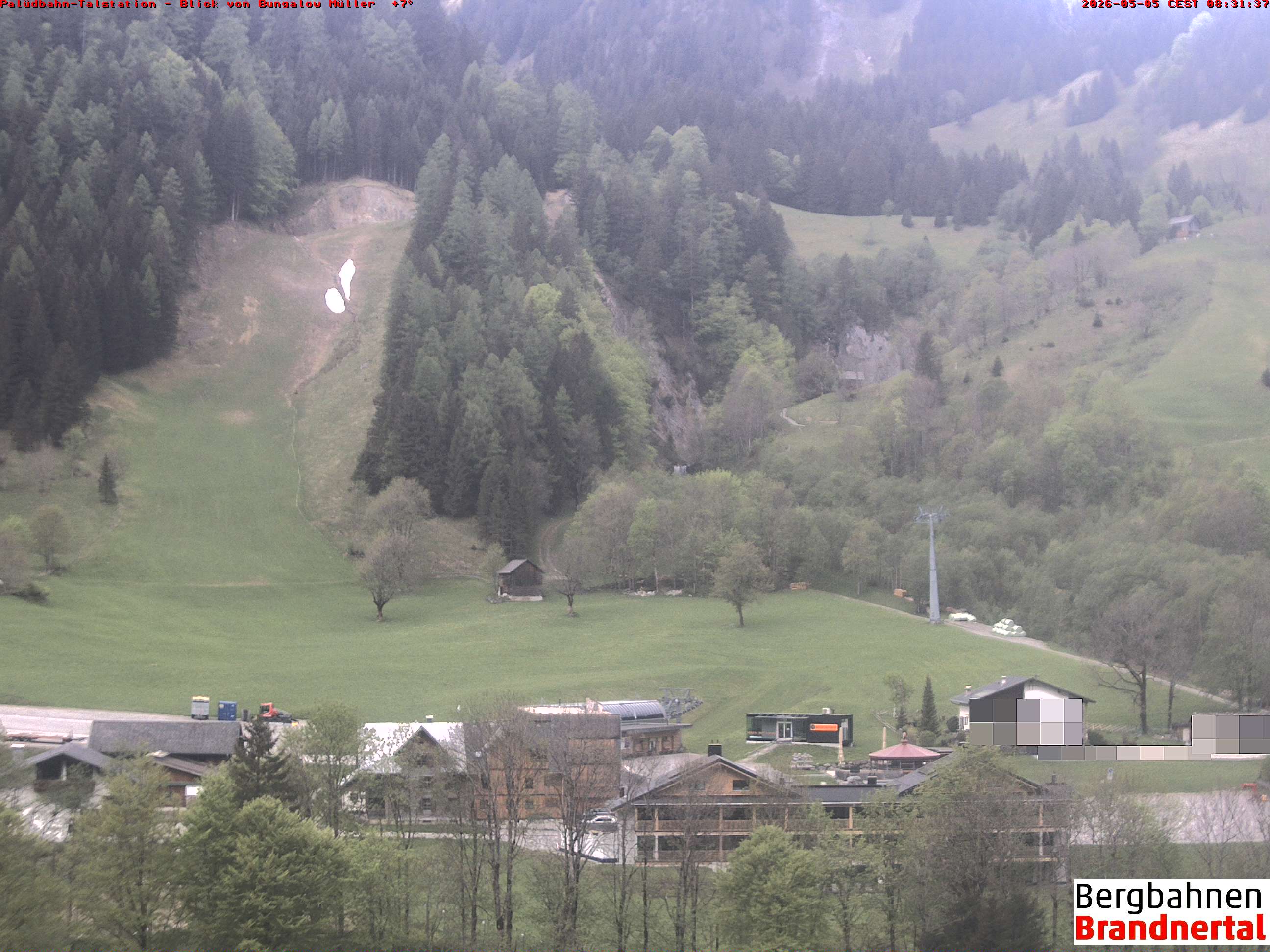 Blick auf Palüdbahn von Bungalow Müller